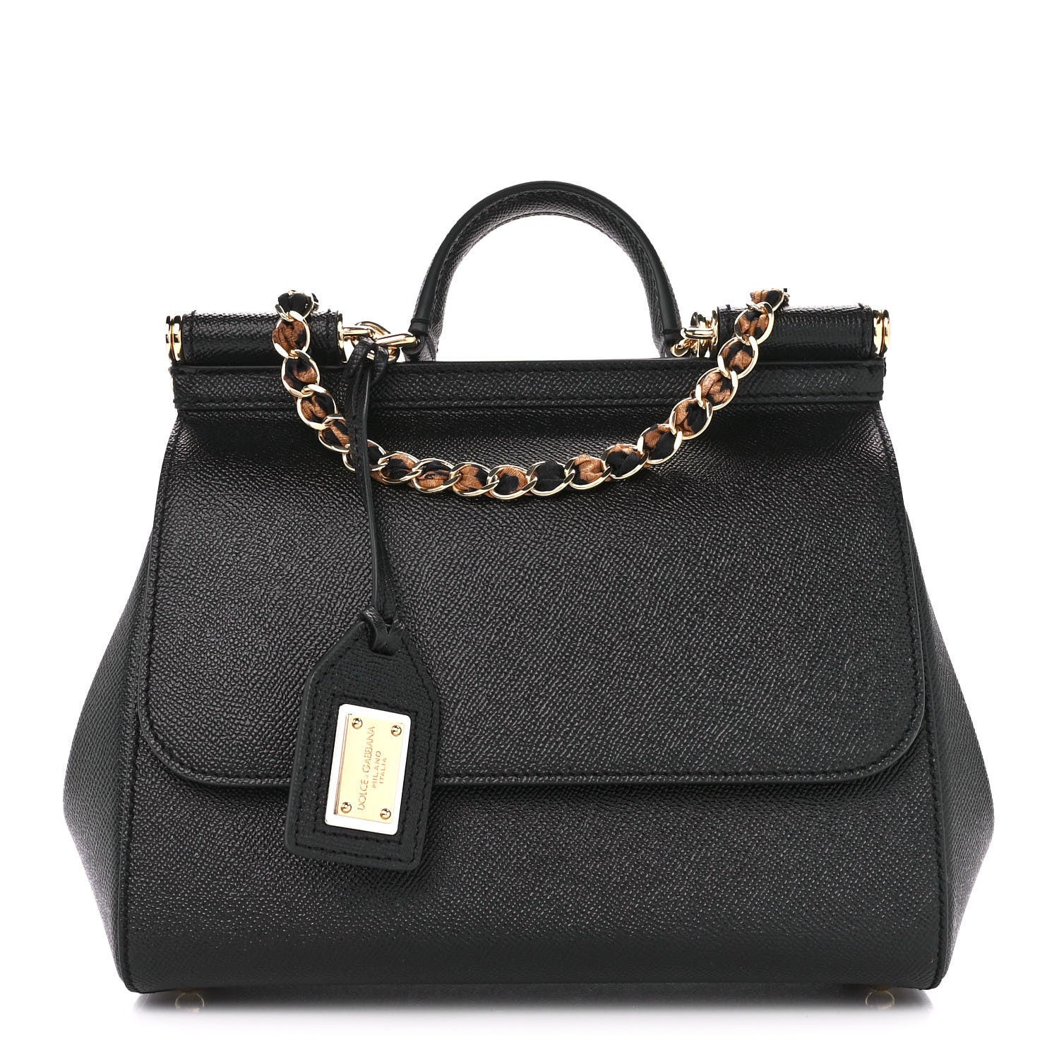 Dolce & Gabbana Dauphine Medium Miss Sicily Satchel Black 1 of 10
