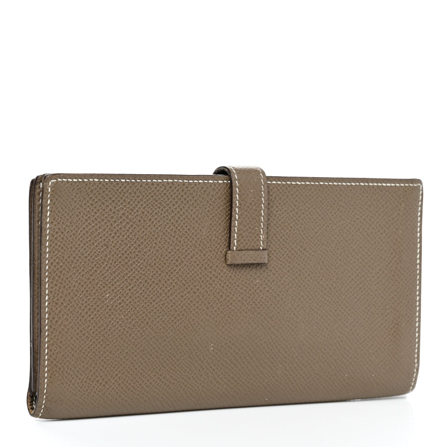 Hermes Epsom Bearn Gusset Wallet Etoupe 3 of 14