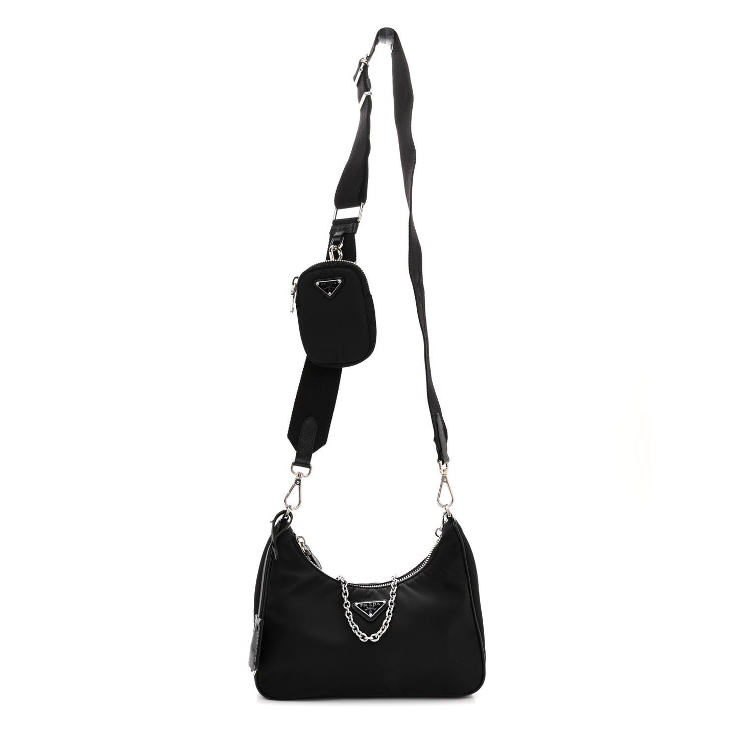 Nylon Re-Edition 2005 Shoulder Bag Black