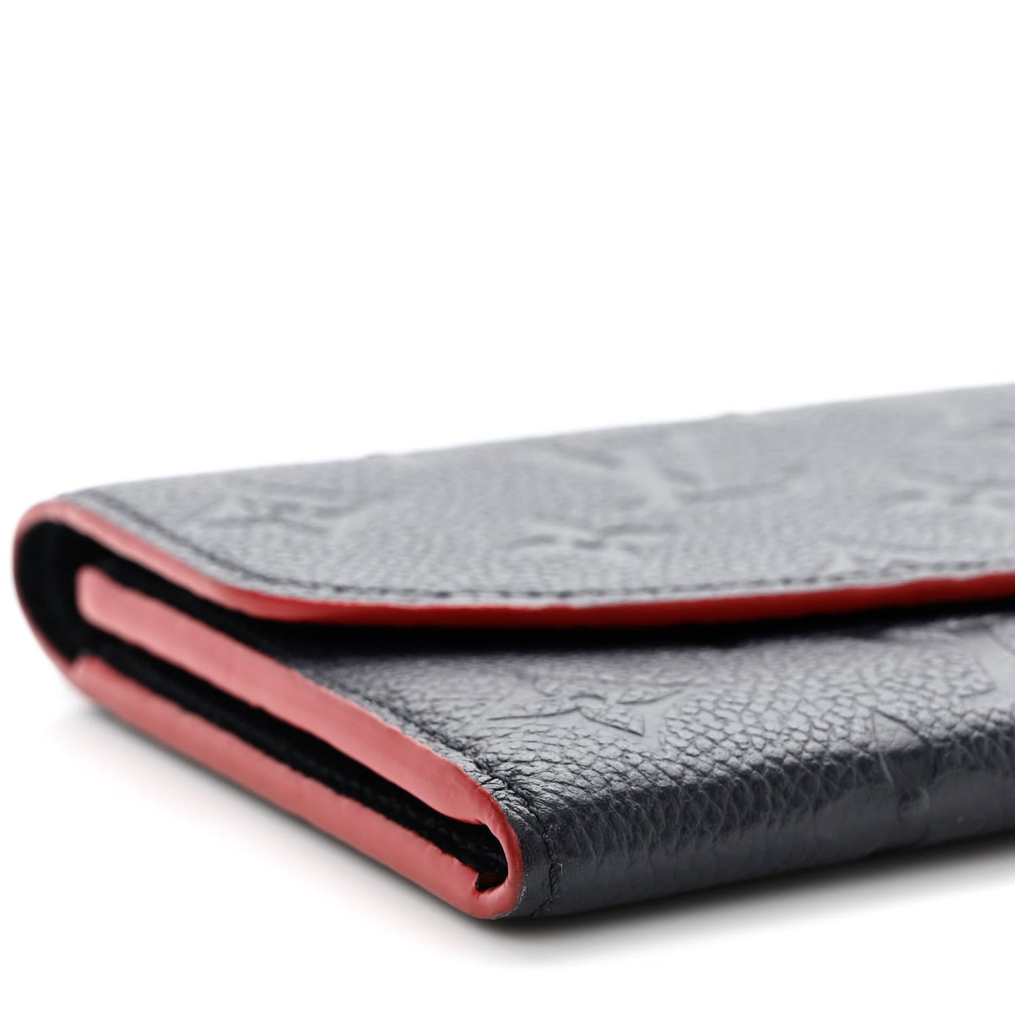 LOUIS VUITTON Empreinte Emilie Wallet Marine Rouge