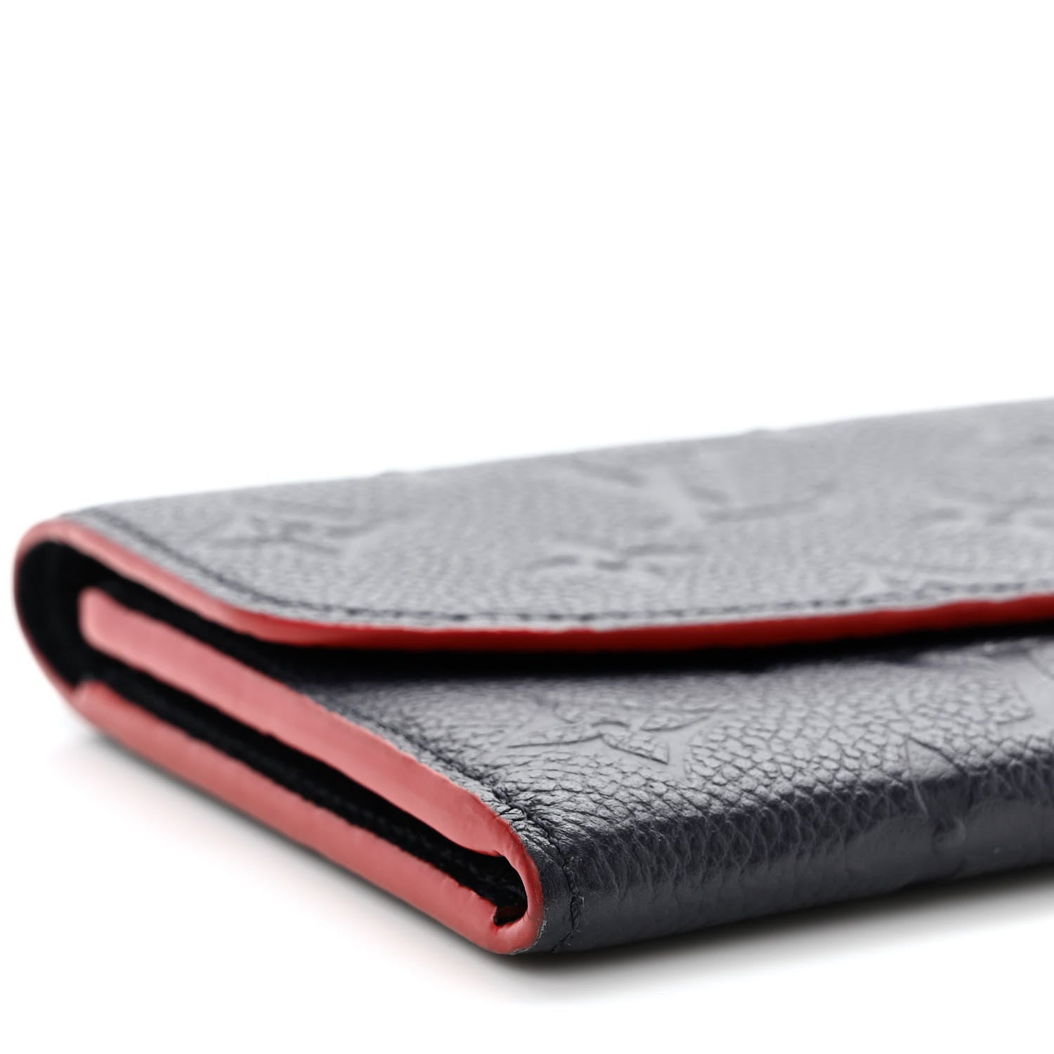 Louis Vuitton LOUIS VUITTON Empreinte Emilie Wallet Marine Rouge 7 of 8