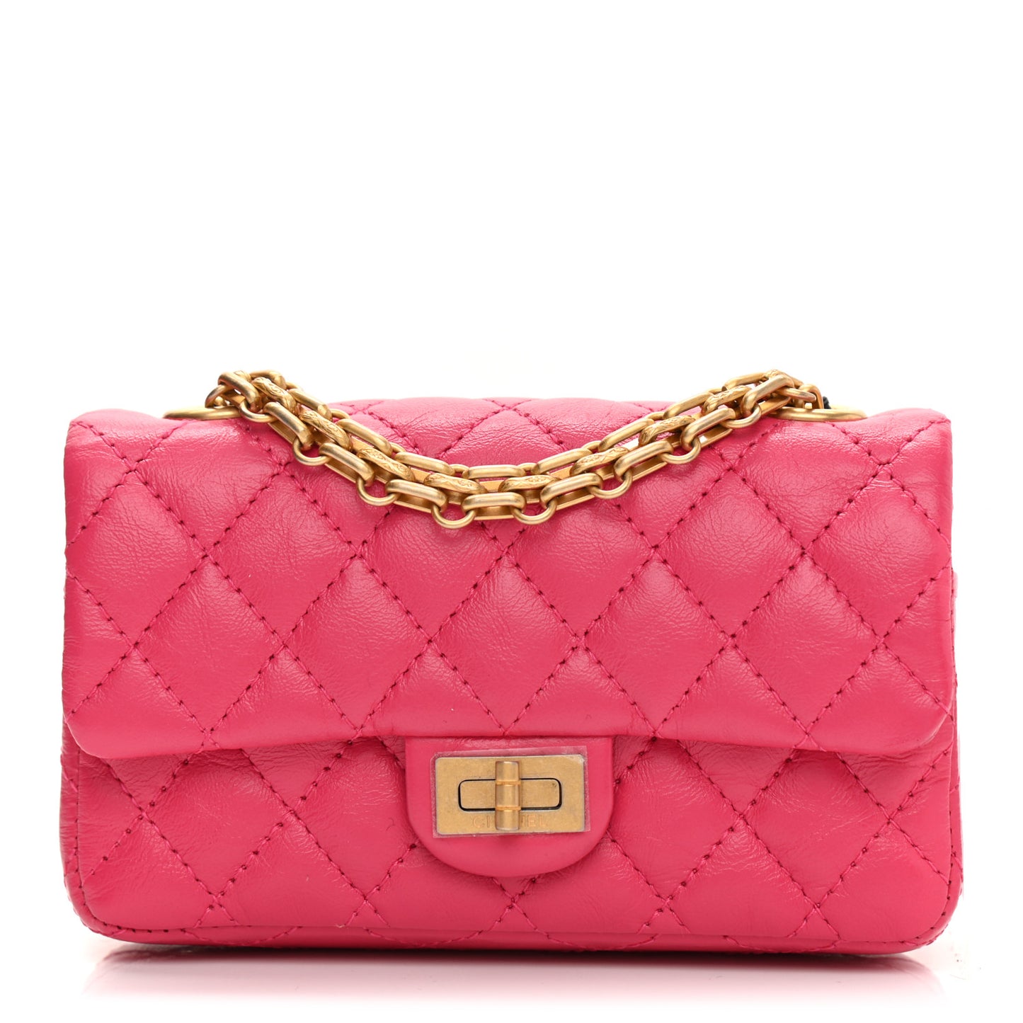 Lambskin Calfskin Tweed Success Story Set of 4 Minis Bags Pink Red