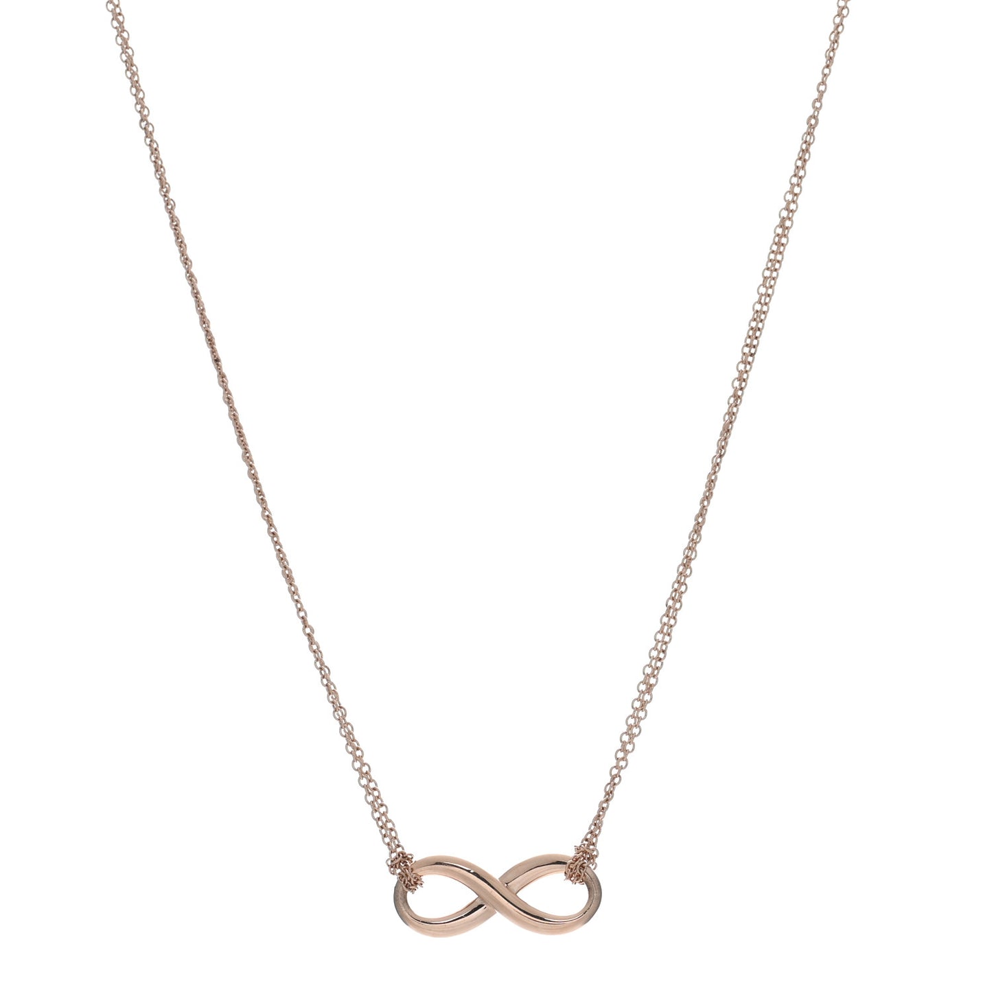 Rubedo Infinity Double Chain Necklace