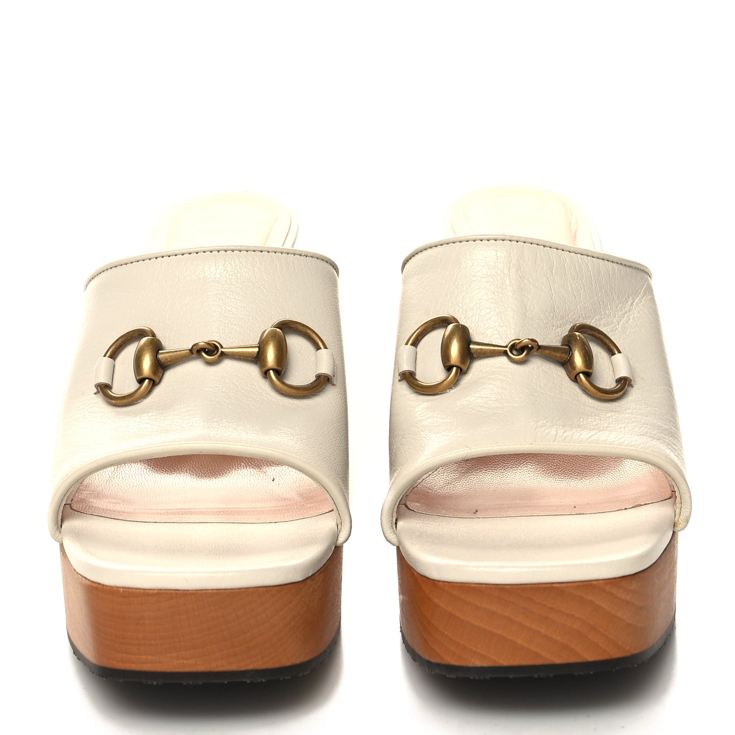 Granada Kid Houdan Platform Slide Sandals 36.5 Mystic White