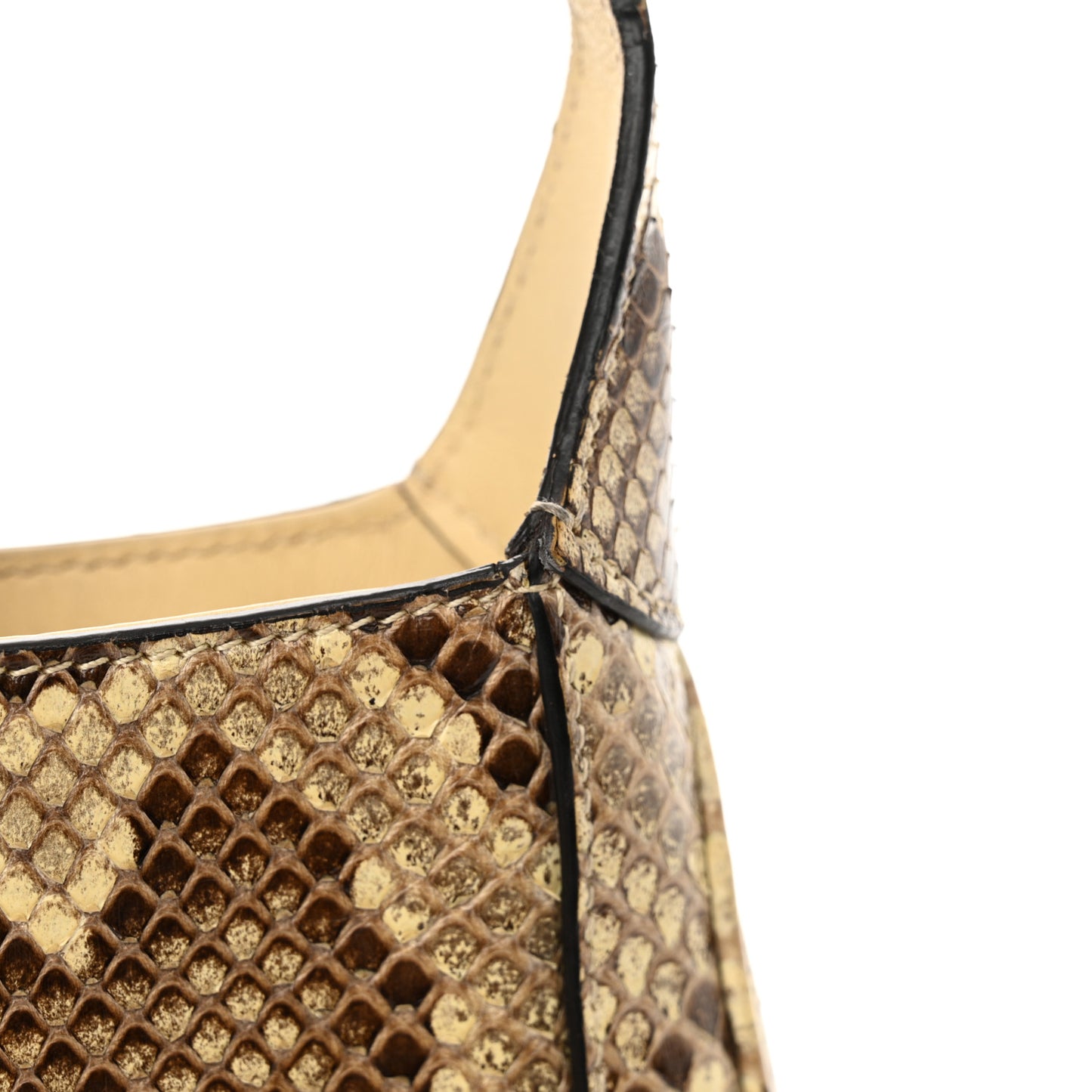 Snakeskin Mini Jackie 1961 Hobo Beige