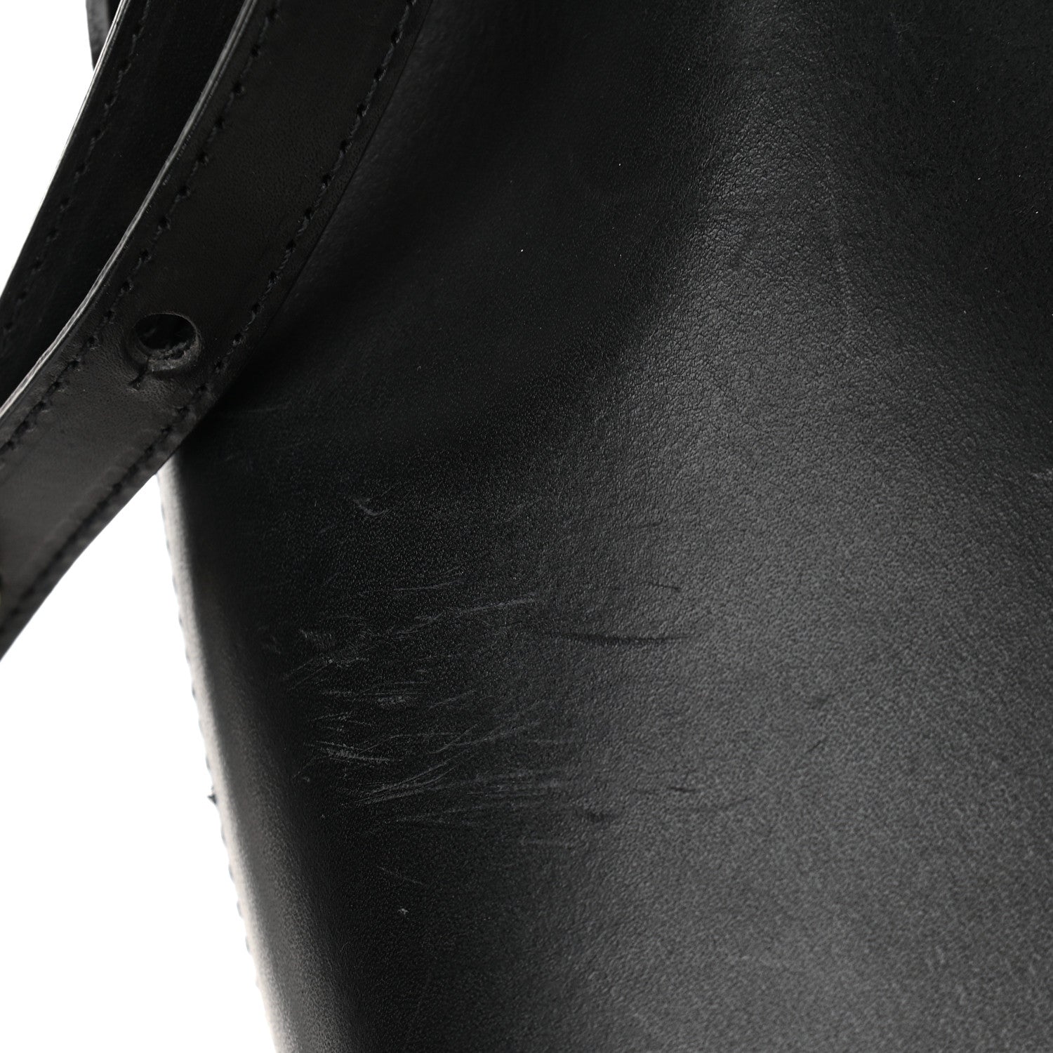 Mansur Gavriel Calfskin Mini Mini Bucket Bag Black Flamma 10 of 10