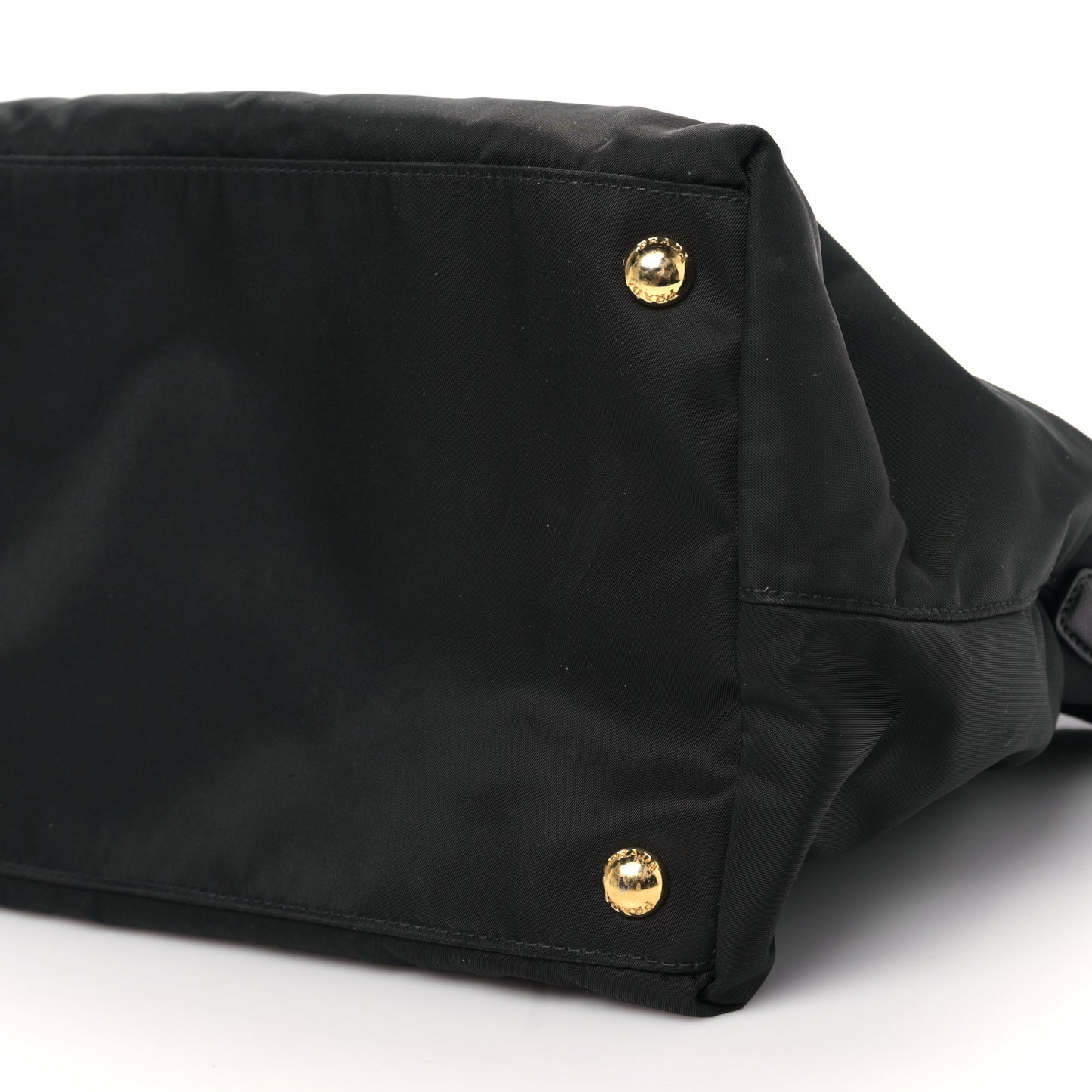 Saffiano Tessuto Nylon Tote Black