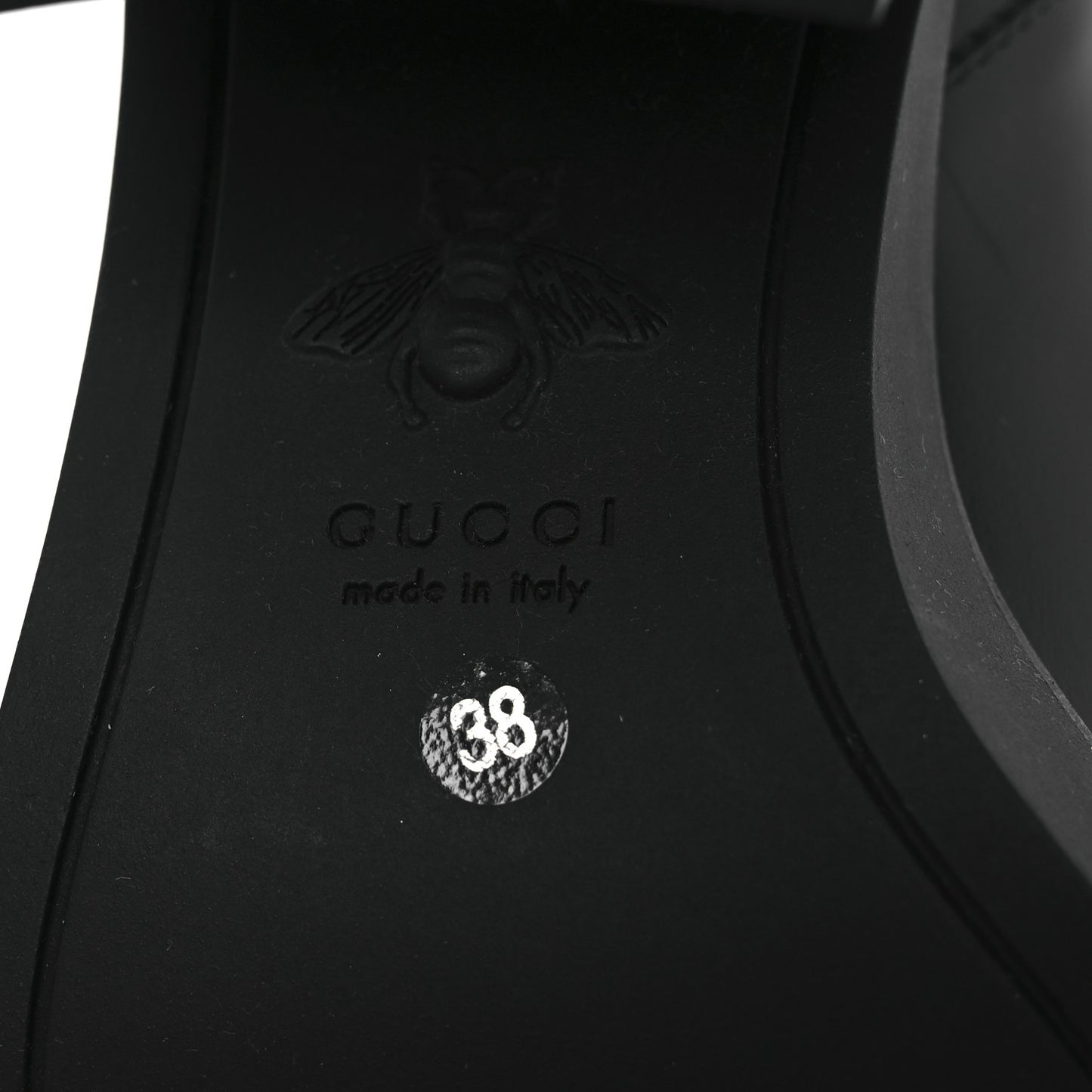 Calfskin Horsebit Ankle Boots 38 Black