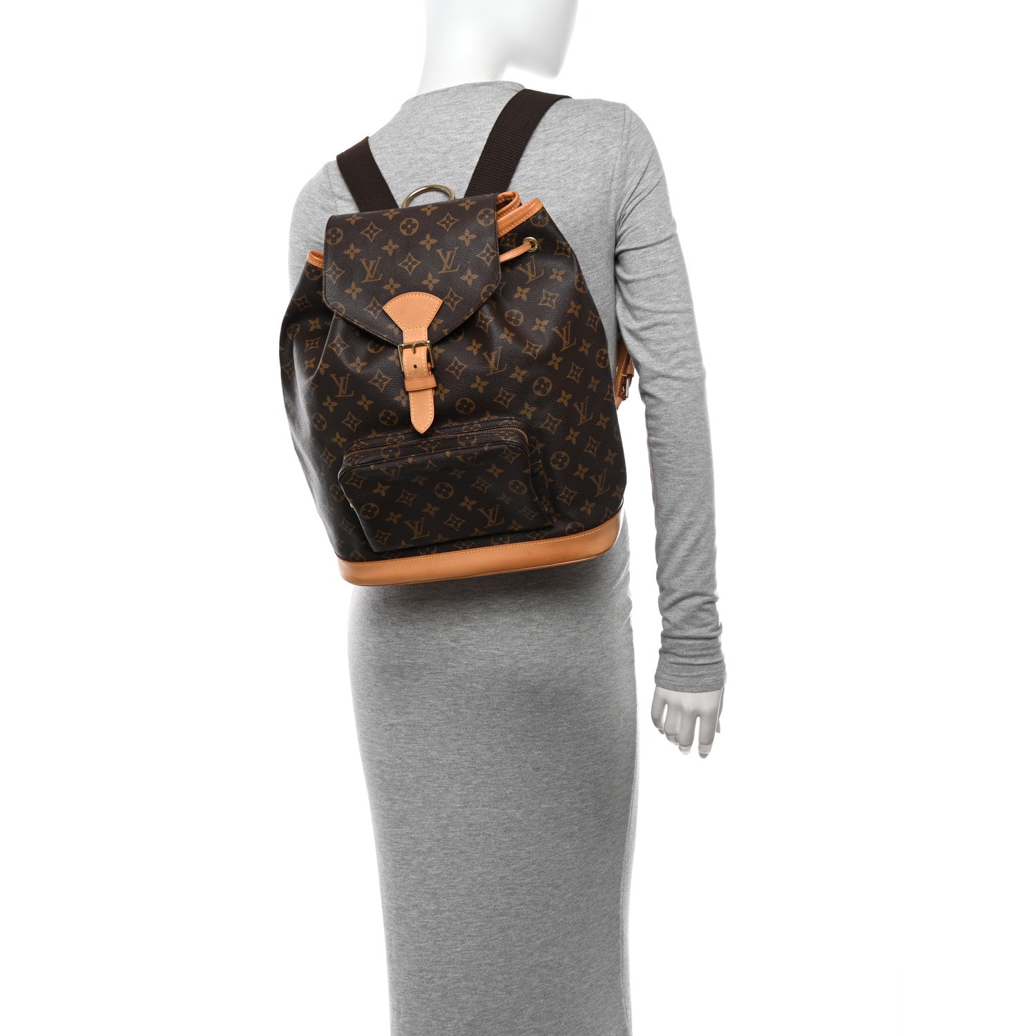 Louis Vuitton Monogram Montsouris GM Backpack 2 of 14