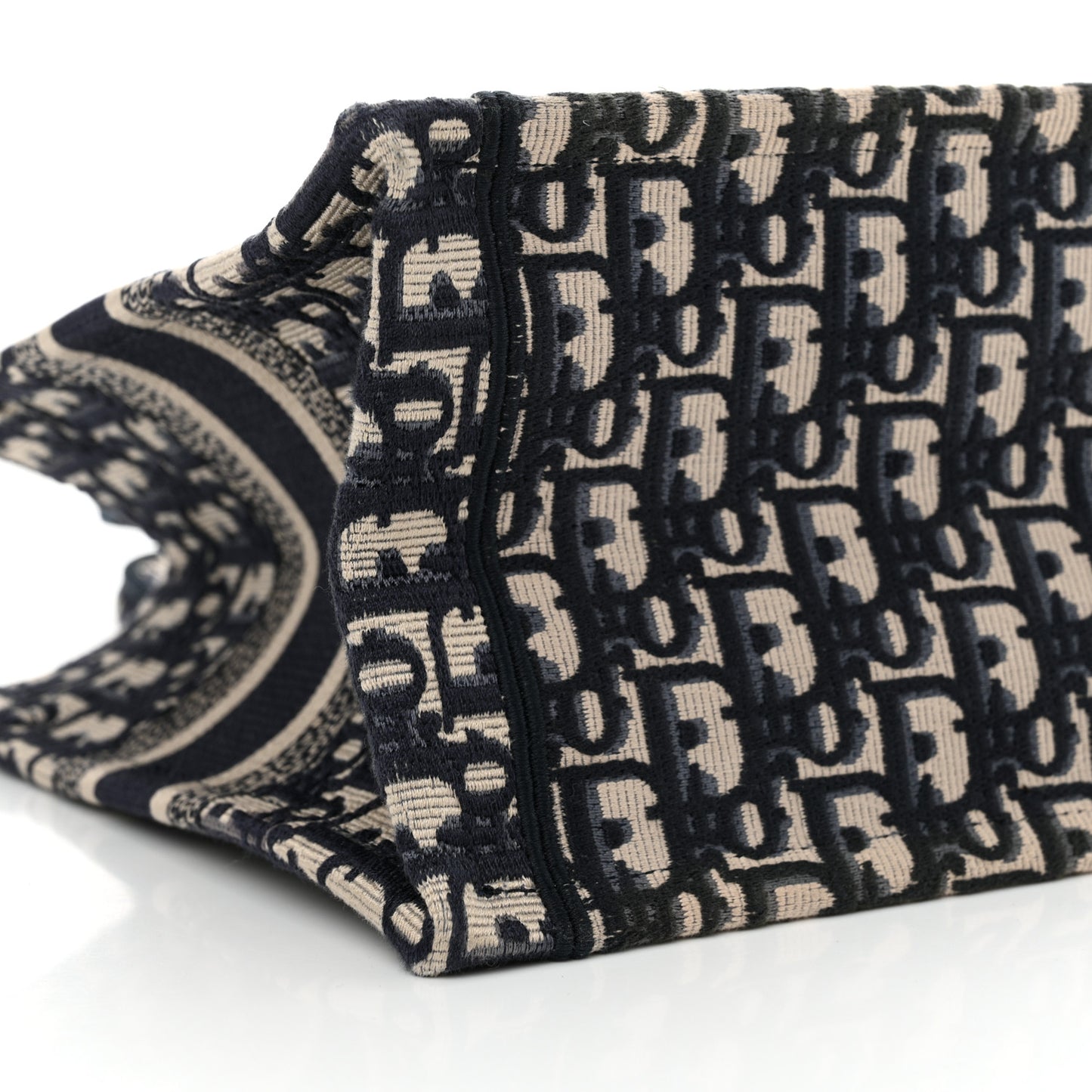 Oblique Small Book Tote Blue Multicolor