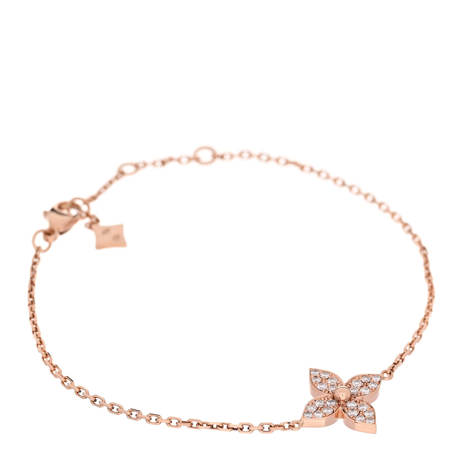 アクセサリー lui Louis Vuitton 18K Pink Gold Diamond Idylle Blossom Bracelet