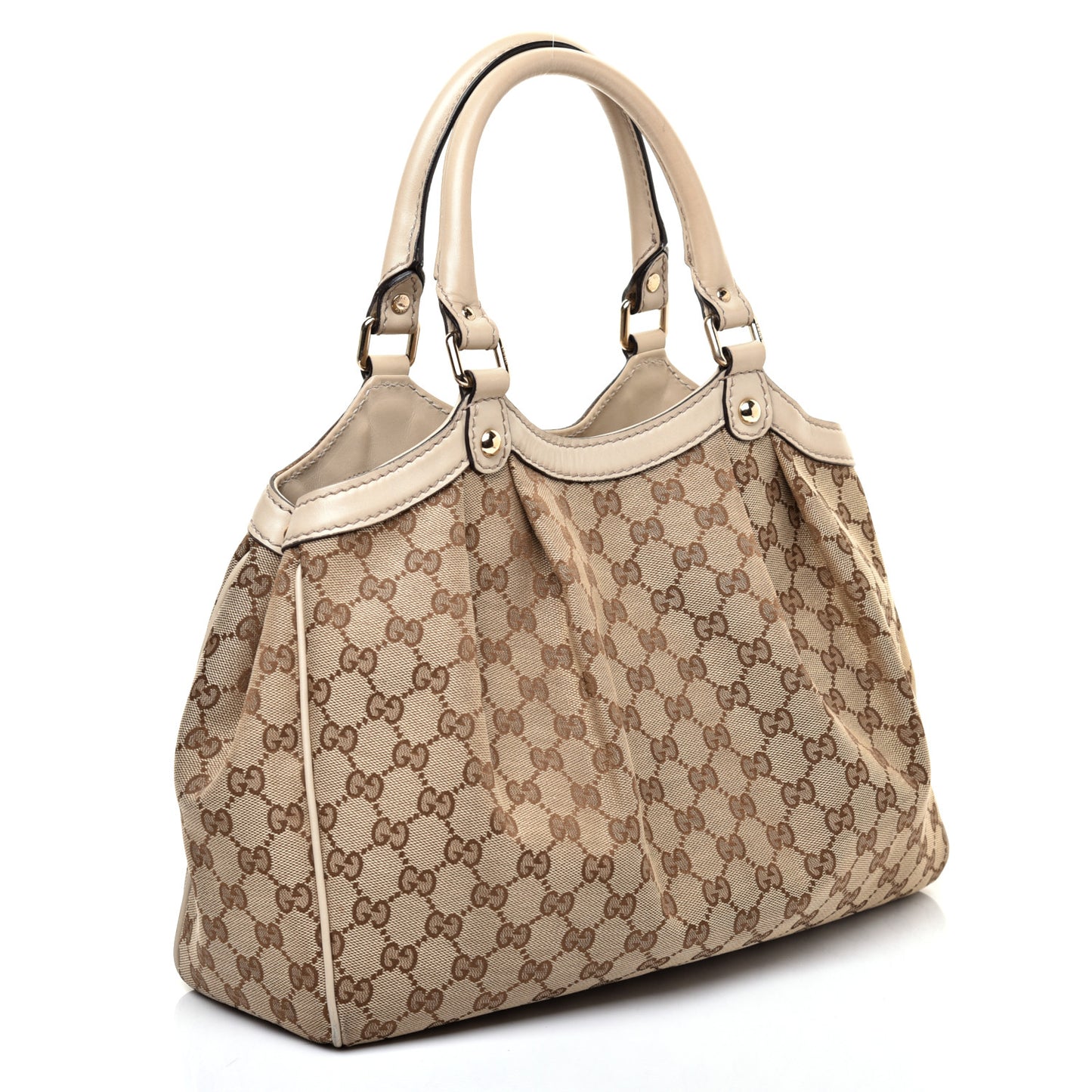 Monogram Medium Sukey Tote Off White