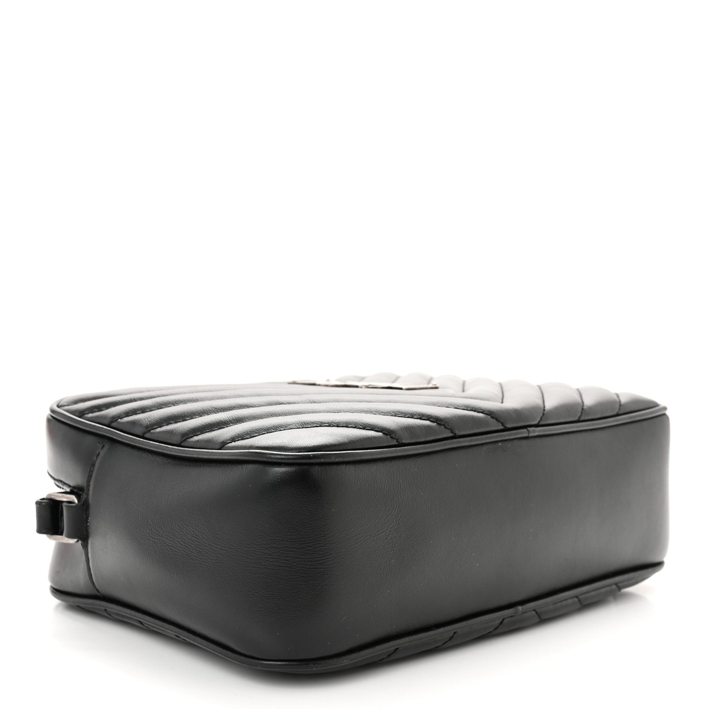 Calfskin Matelasse Monogram Lou Camera Bag Black