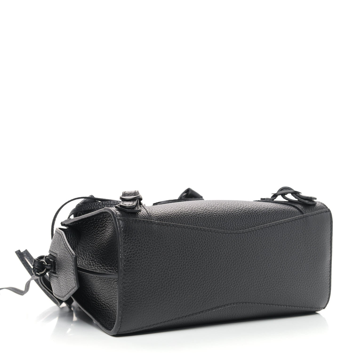 Balenciaga Grained Calfskin Neo Classic Black Hardware Mini City Black 4 of 7