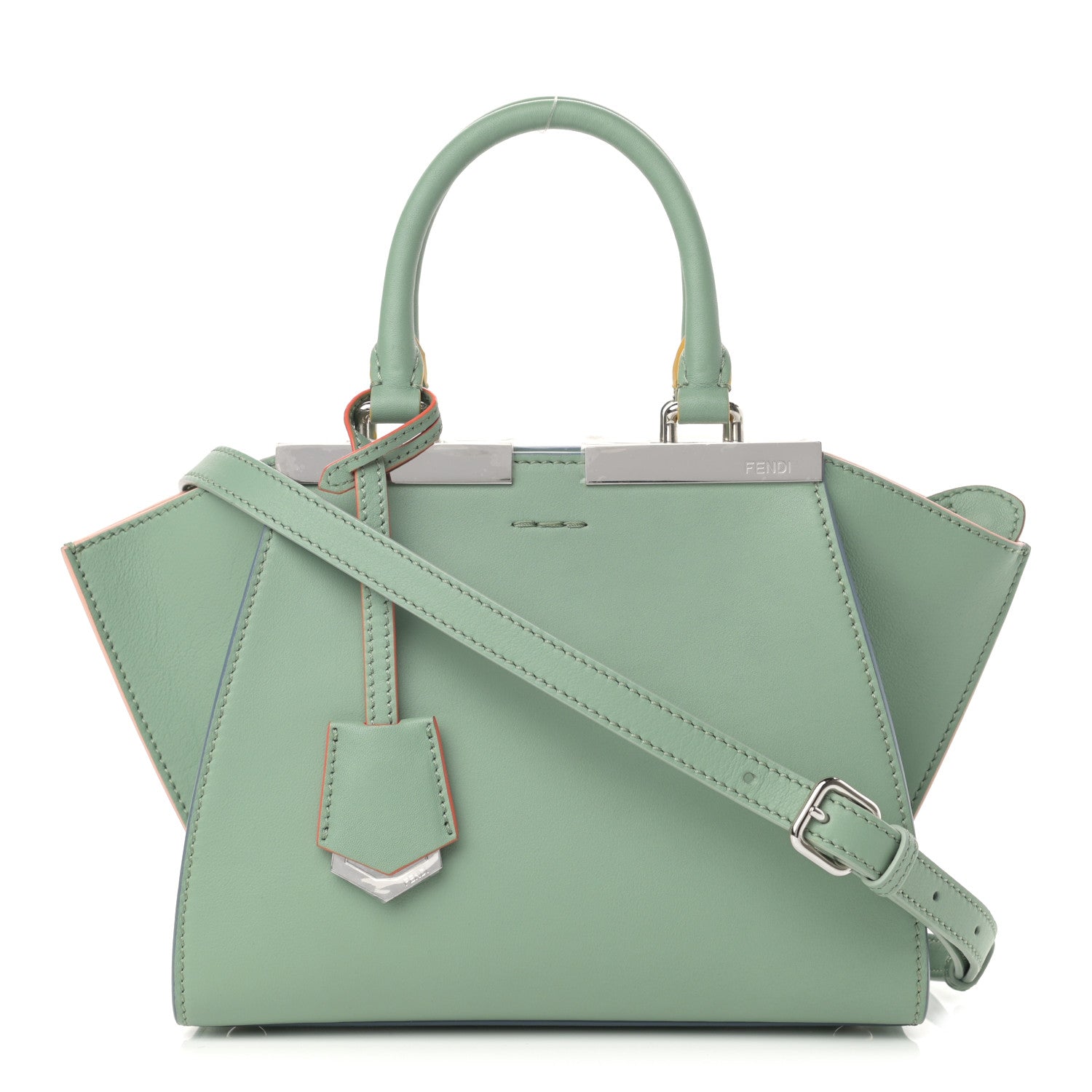 Fendi Vitello Dolce Mini 3jours Tote Menta 1093142 – FASHIONPHILE