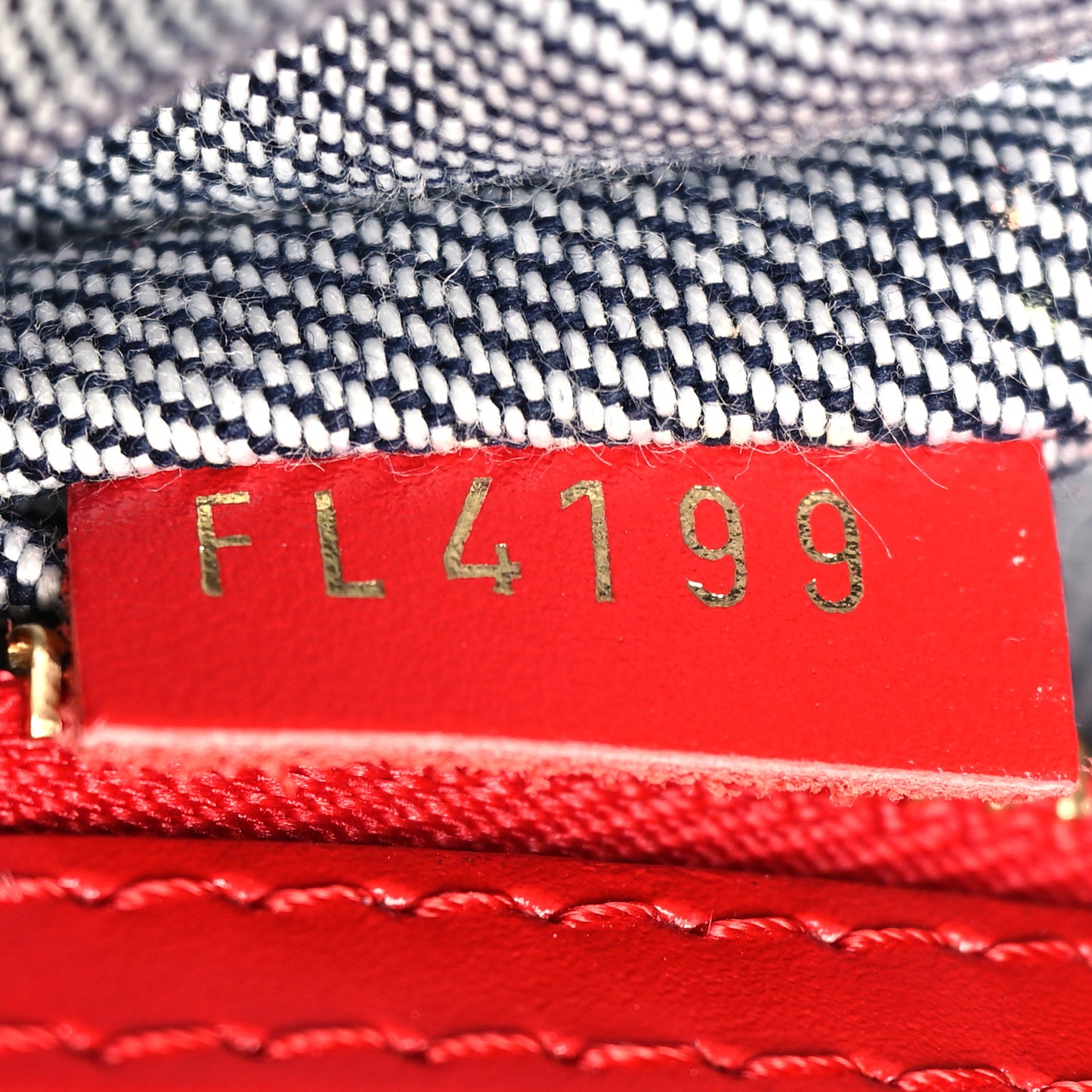 Denim Damier Monogram Onthego Blue Rouge