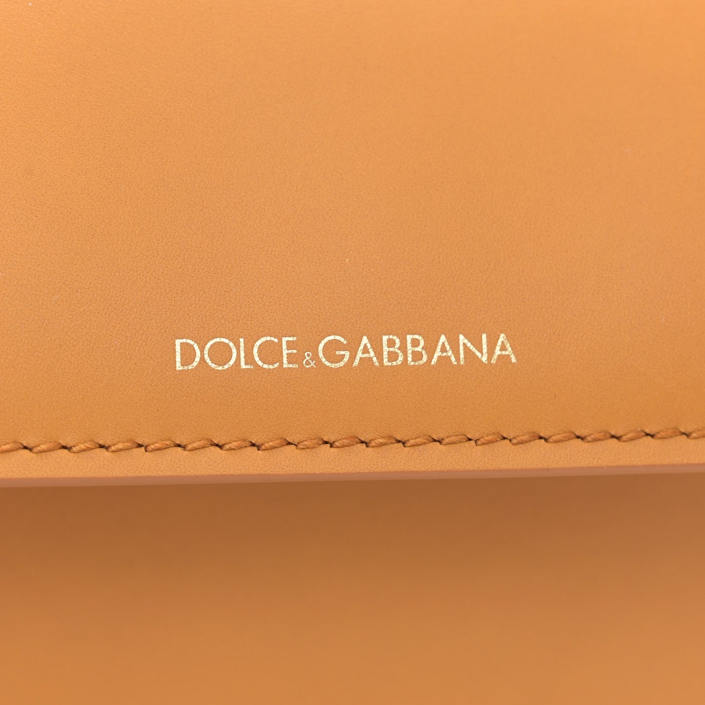 DOLCE GABBANA Vitello Morbido Small Sicily 62 Bag Light Brown