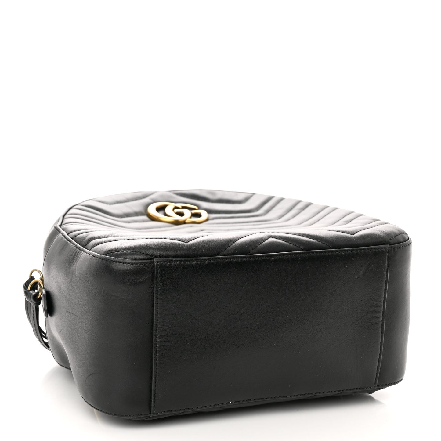 Calfskin Matelasse GG Marmont Backpack Black