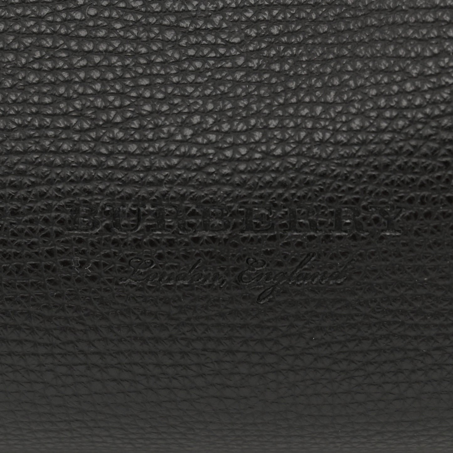 Grainy Calfskin Haymarket Check Medium Reversible Tote Black