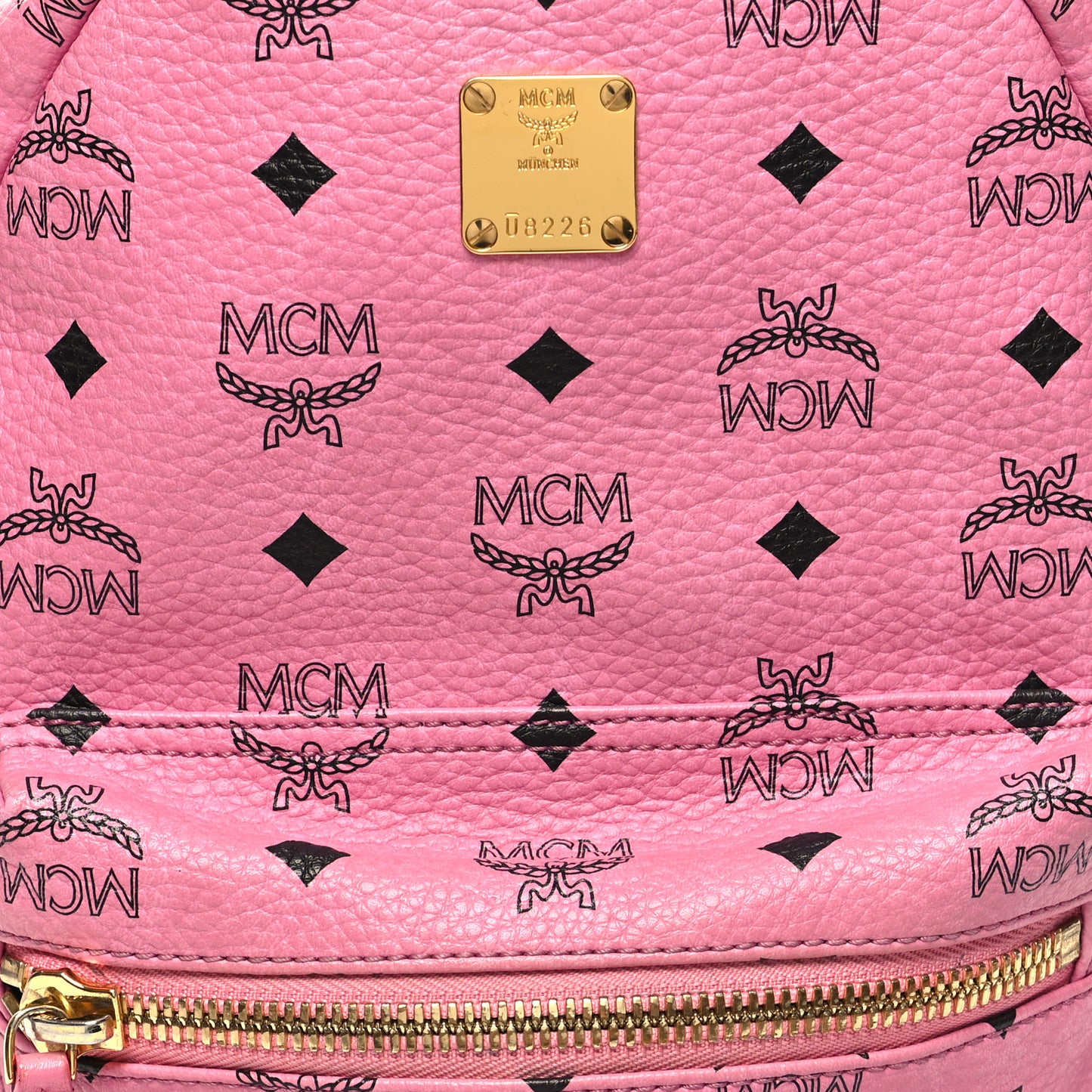 Visetos Small Side Stud Stark Backpack Pink
