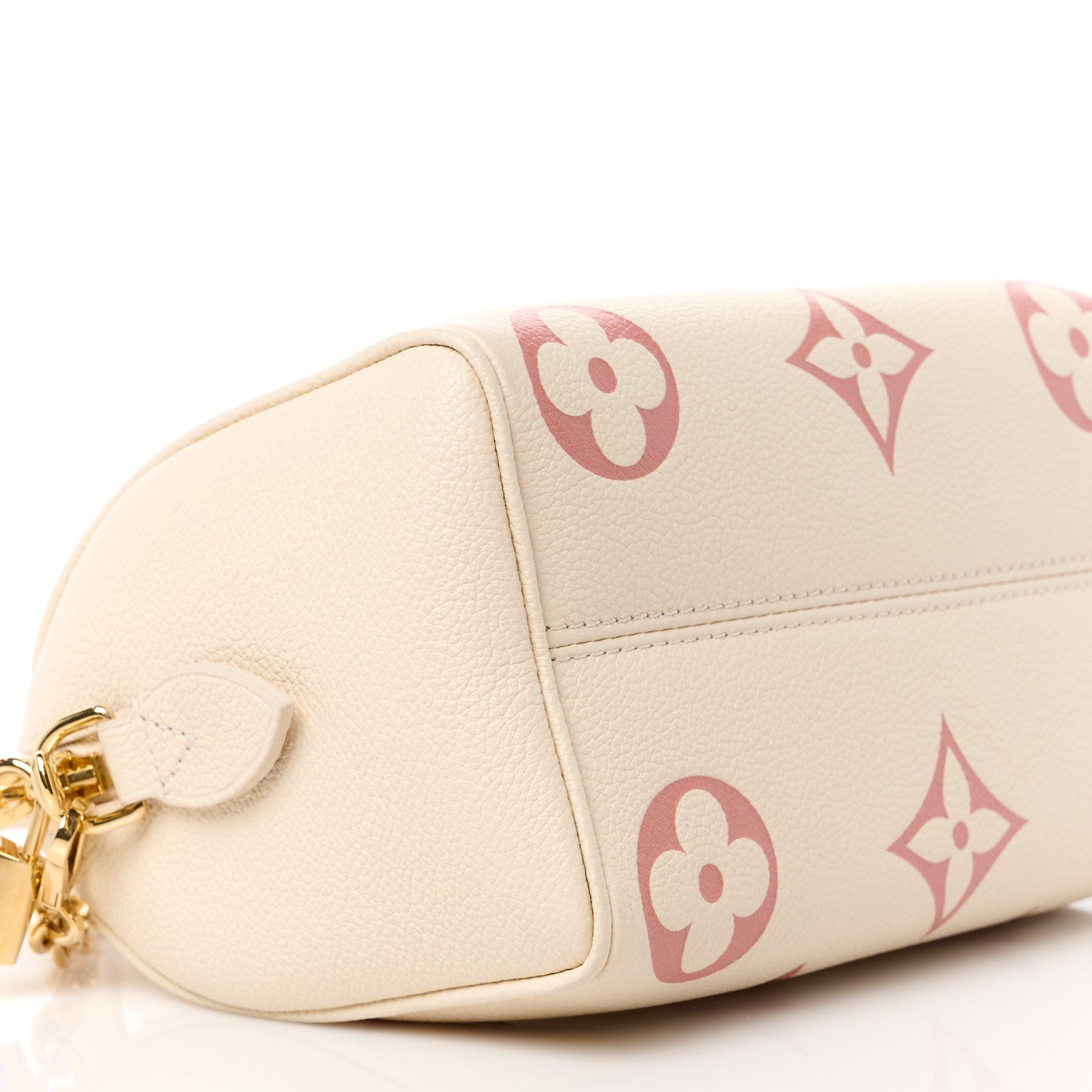 Louis Vuitton Empreinte Monogram Giant Speedy Bandouliere 20 Creme Rose Trianon 10 of 11