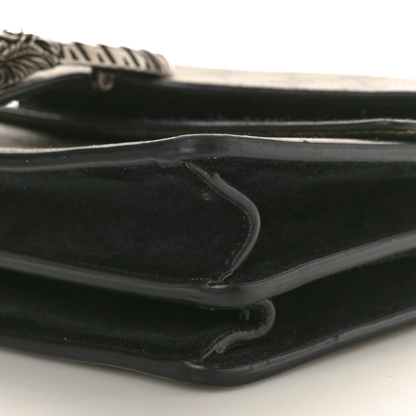 GG Supreme Monogram Small Dionysus Shoulder Bag Black