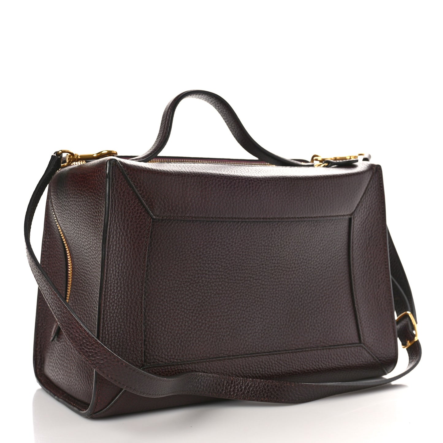 Small Classic Grain Calfskin Hopton Oxblood