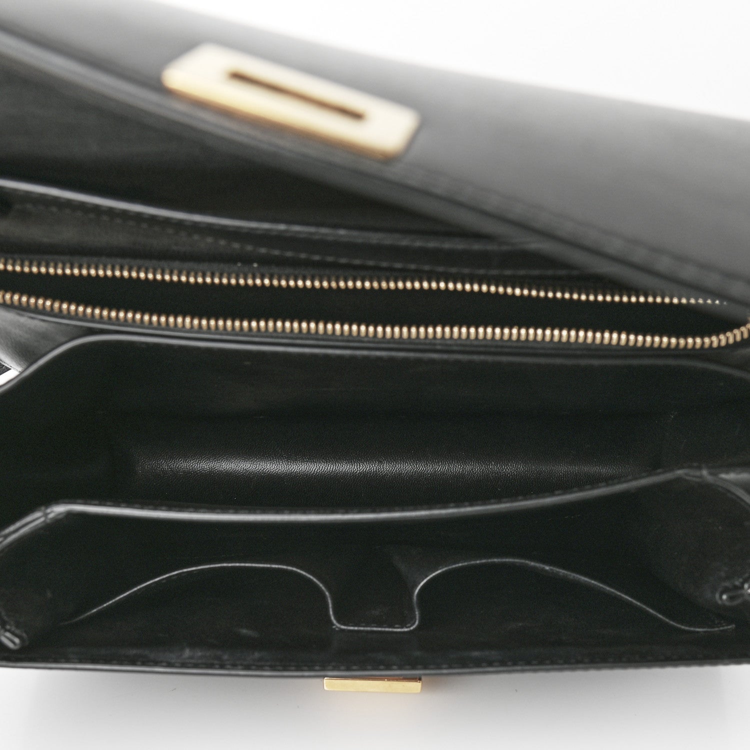 Celine Box Calfskin Medium Classic Box Flap Black 5 of 11