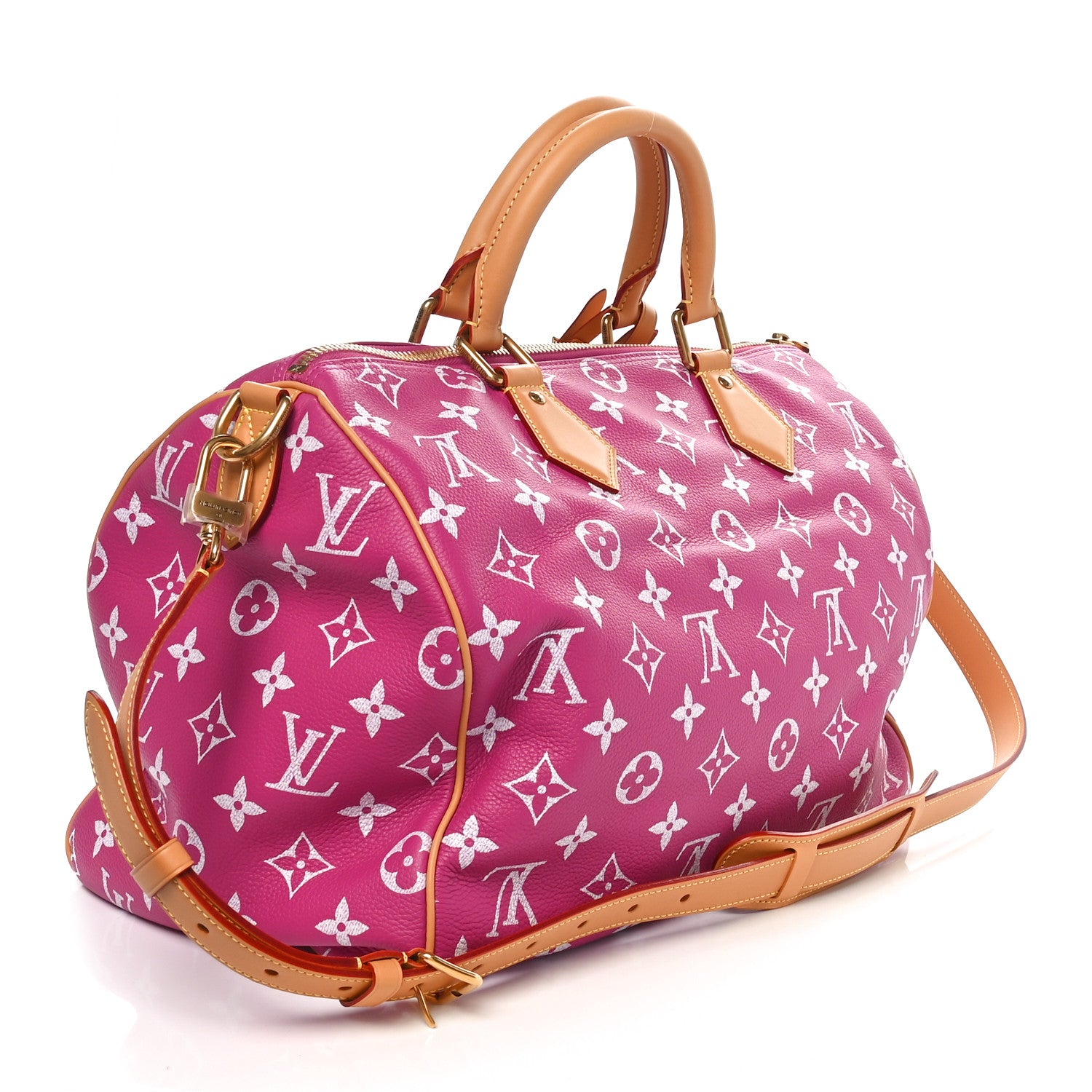 Louis Vuitton Calfskin Monogram Speedy P9 Bandouliere 40 Agate 4 of 13