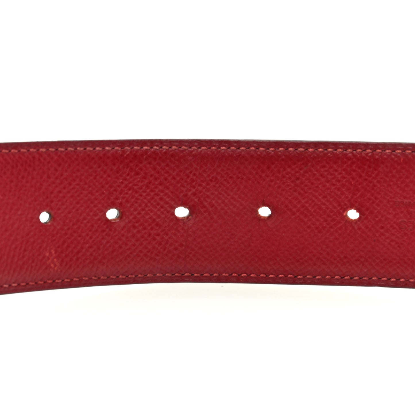 Epsom 42mm Constance 2 H Belt 80 32 Black Rouge Vif