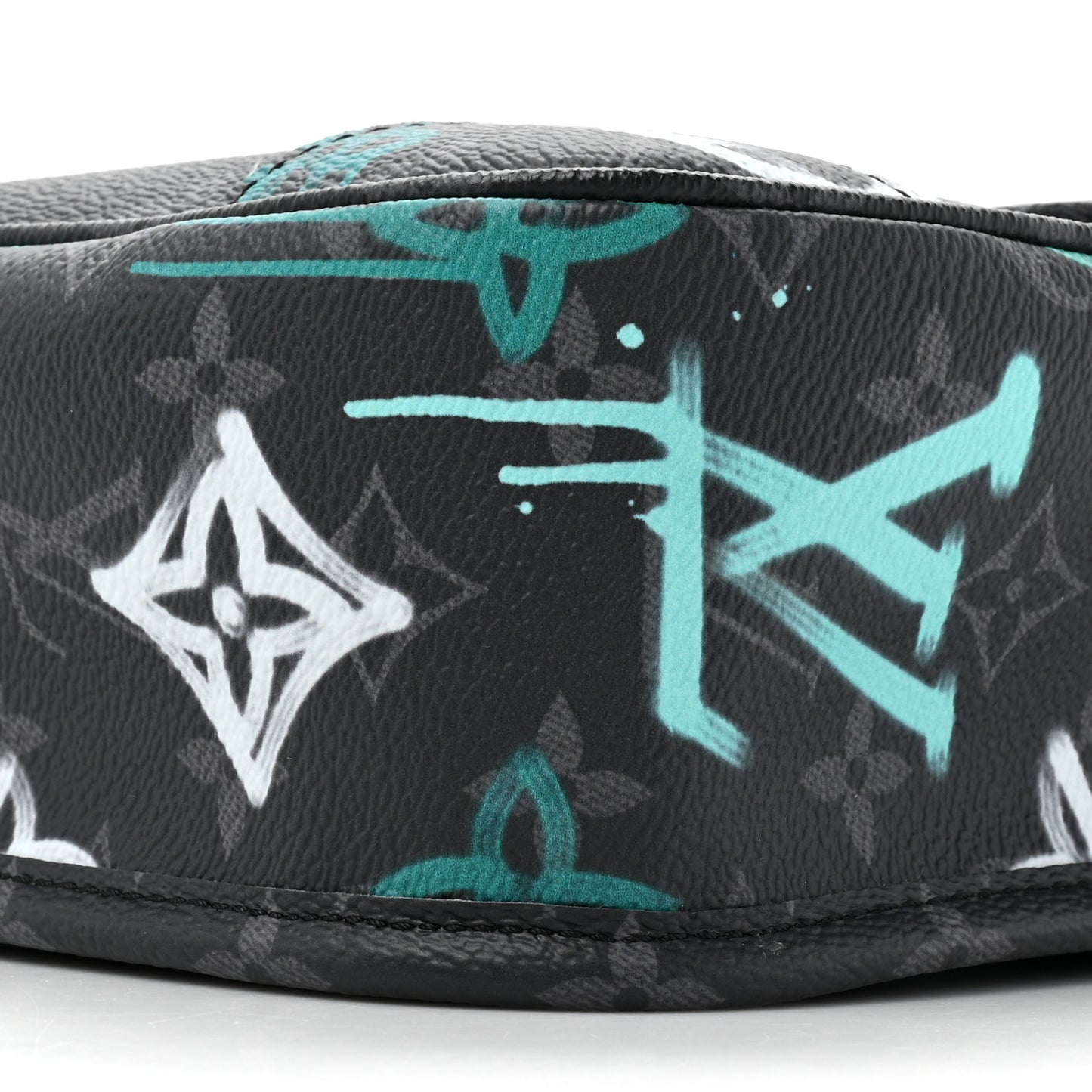 Monogram Eclipse LV Graffiti Archy Messenger MM Green Lights