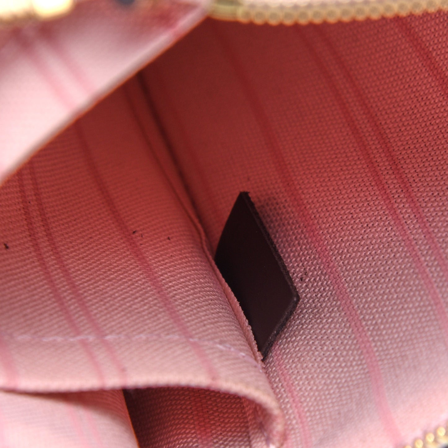 Damier Ebene Neverfull MM GM Pochette Rose Ballerine