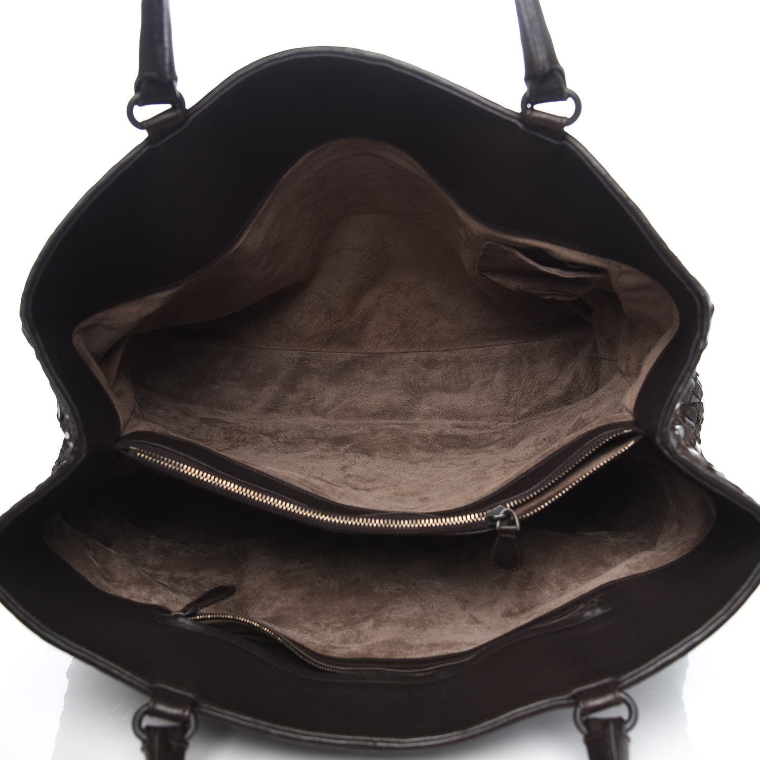 Bottega Veneta Intrecciato Rugiada Vintaga Shopper Moro 5 of 8