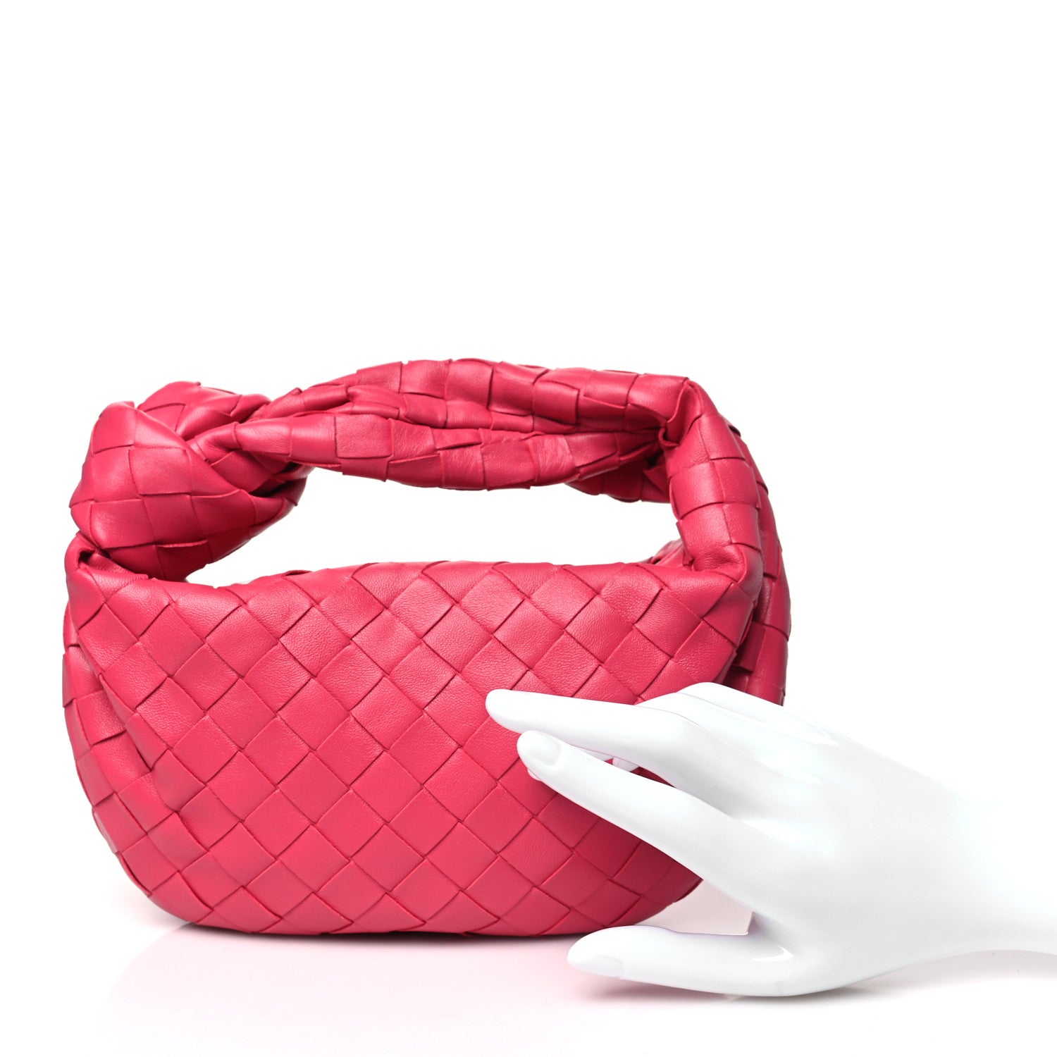 Bottega Veneta Nappa Intrecciato Mini Jodie Cranberry 3 of 11