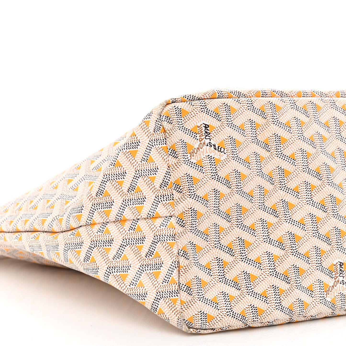 Goyardine Saint Louis Claire Voie PM White Orange