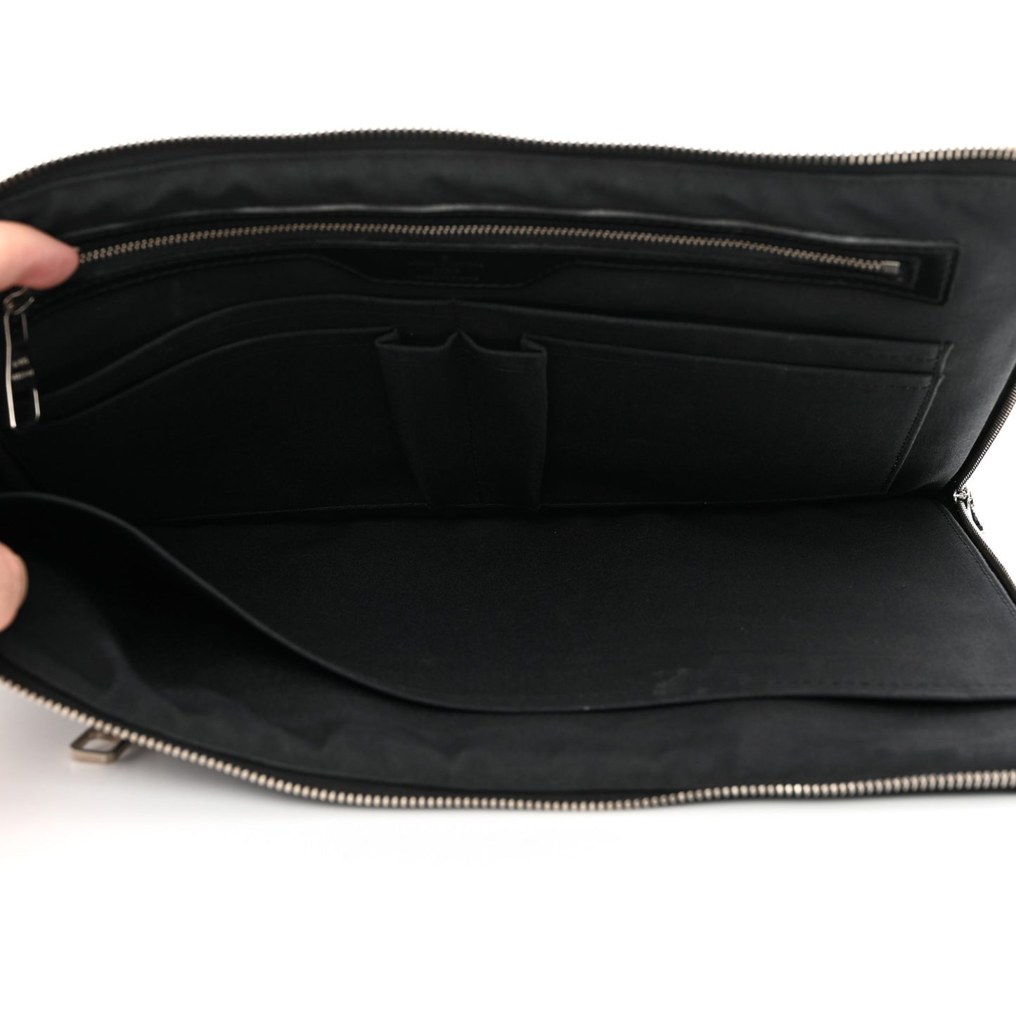 Damier Graphite Poche Documents Holder