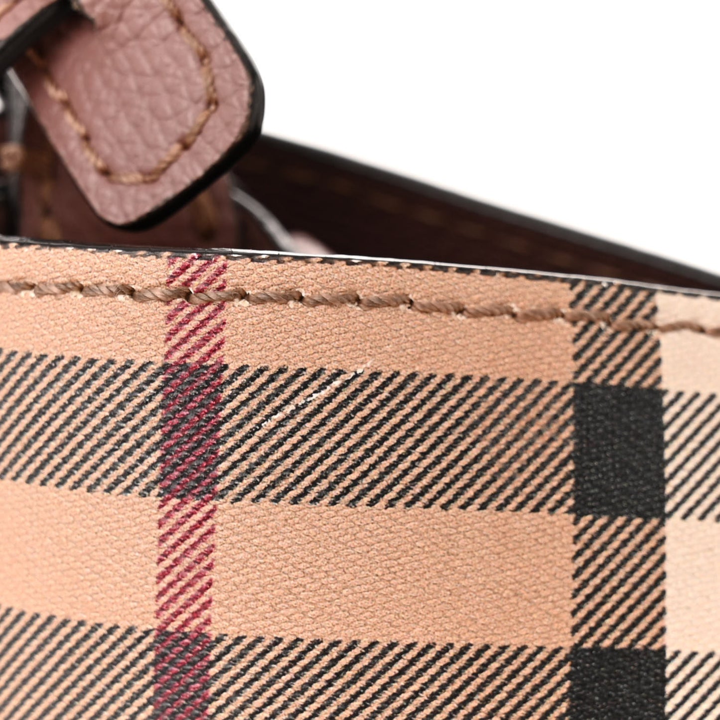 Haymarket Check Colours Small Lorne Bucket Crossbody Elderberry