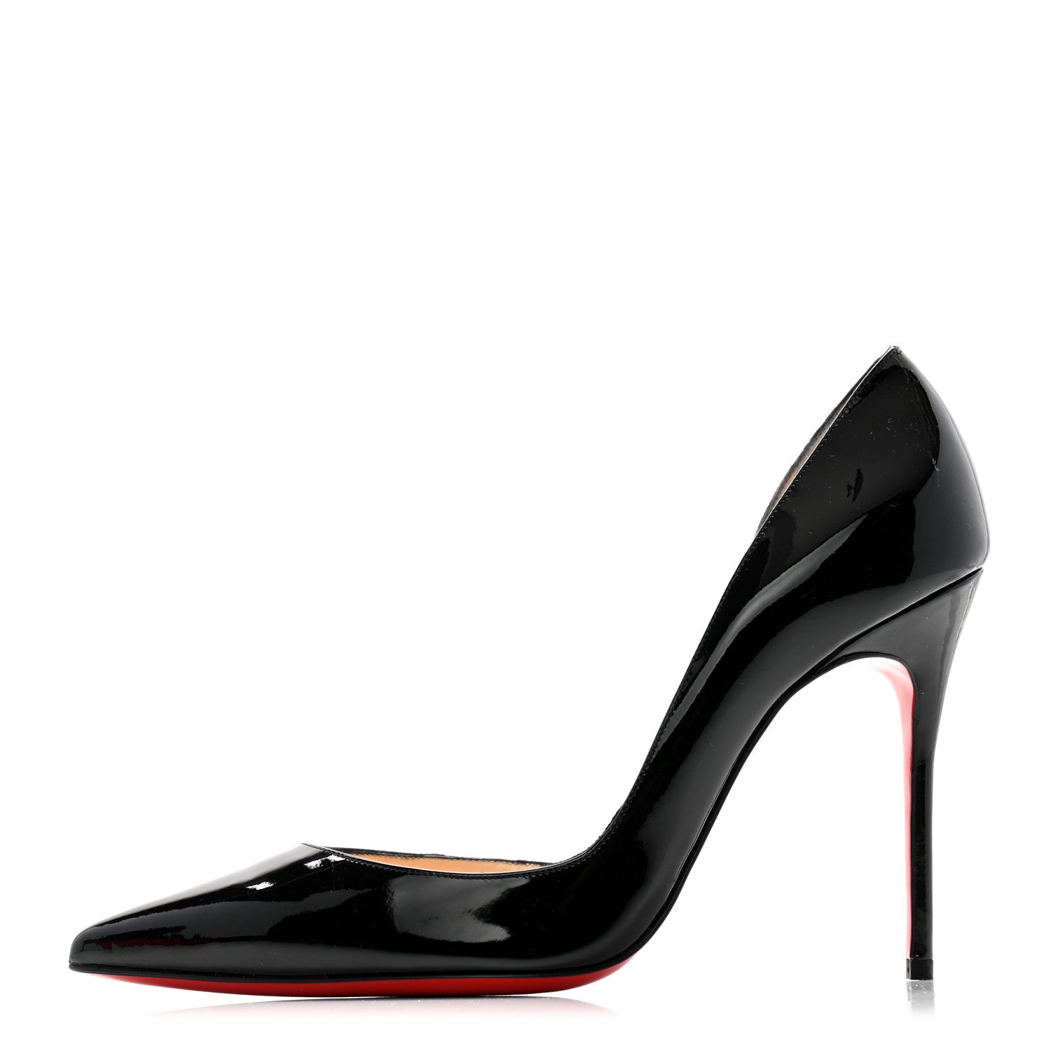 Christian Louboutin Patent Iriza 100 Pumps 38 Black 1 of 9
