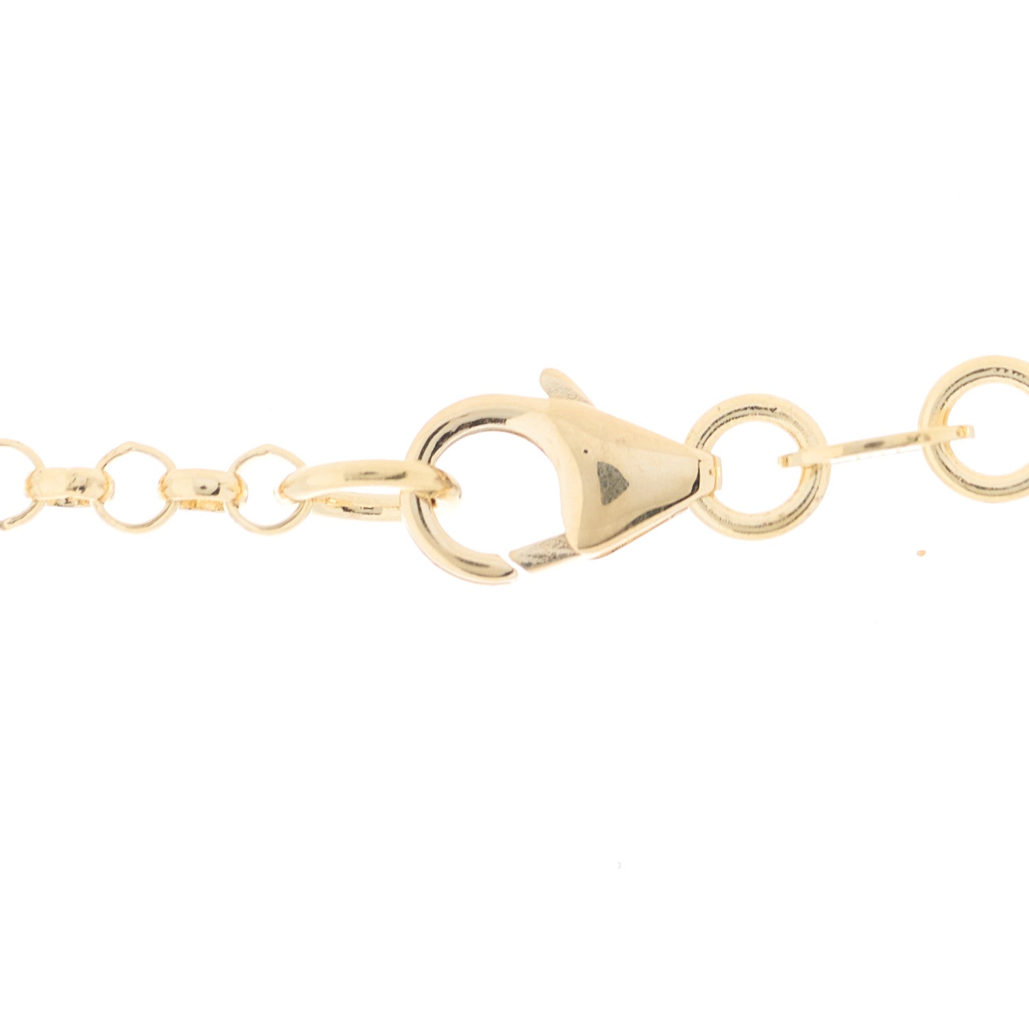 Foundrae 18K Yellow White Gold Diamond Small Belcher Flexible Extension Chain Necklace 3 of 4