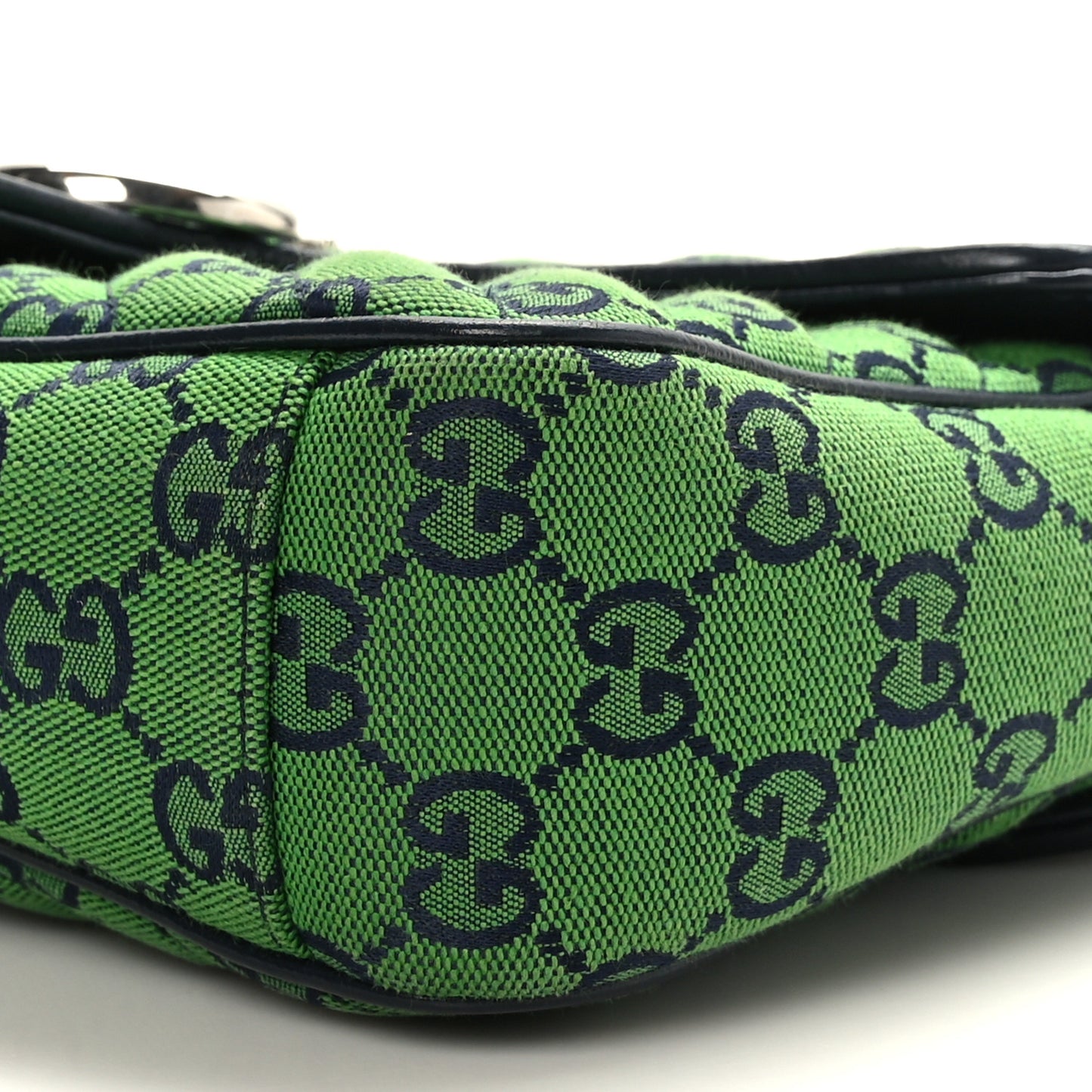 Monogram Multicolor Matelasse Diagonal Small GG Marmont Shoulder Bag Green Blue