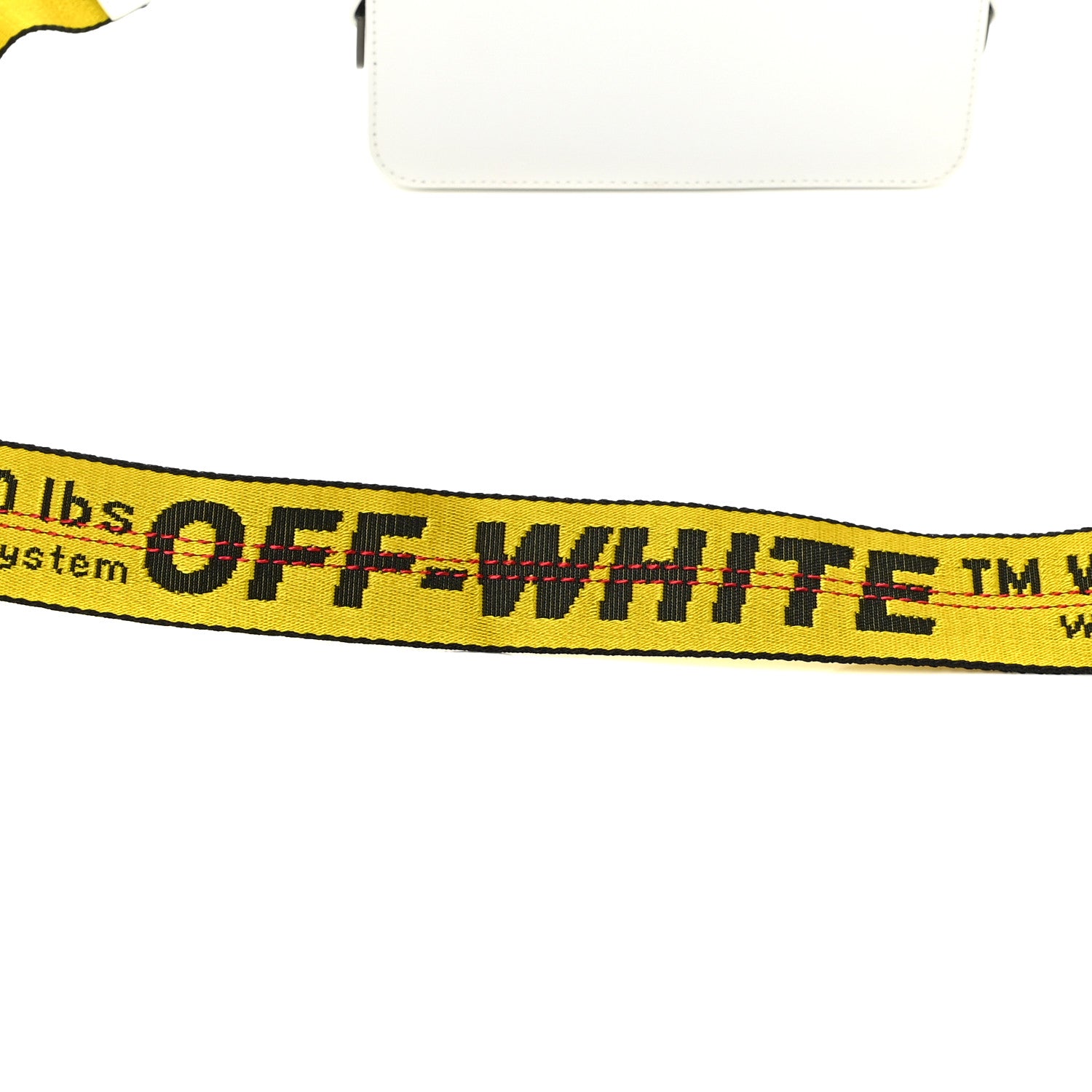 Off-White Saffiano Flap Shoulder Bag White 14 of 17