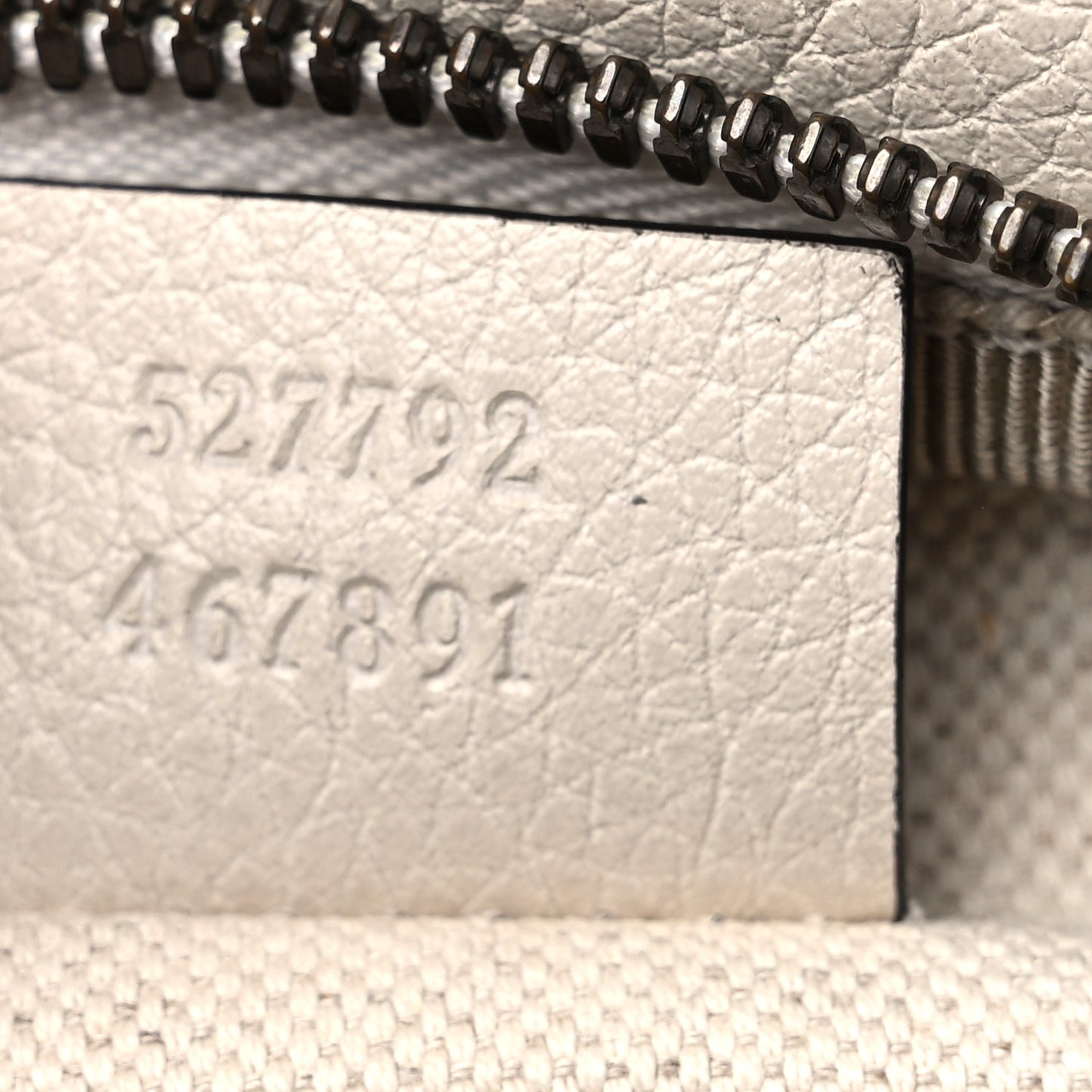Grained Calfskin Small Logo Belt Bag White