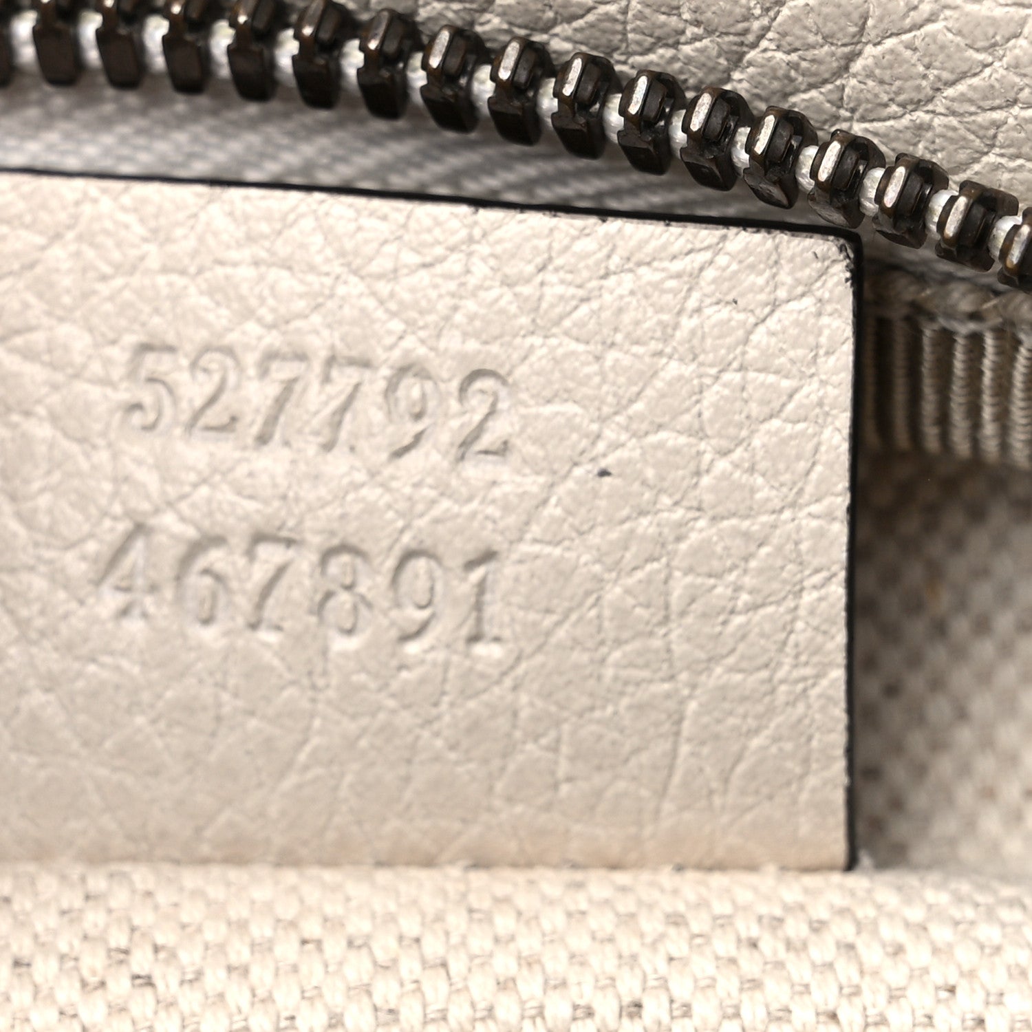 Gucci Grained Calfskin Small Logo Belt Bag White 7 of 9
