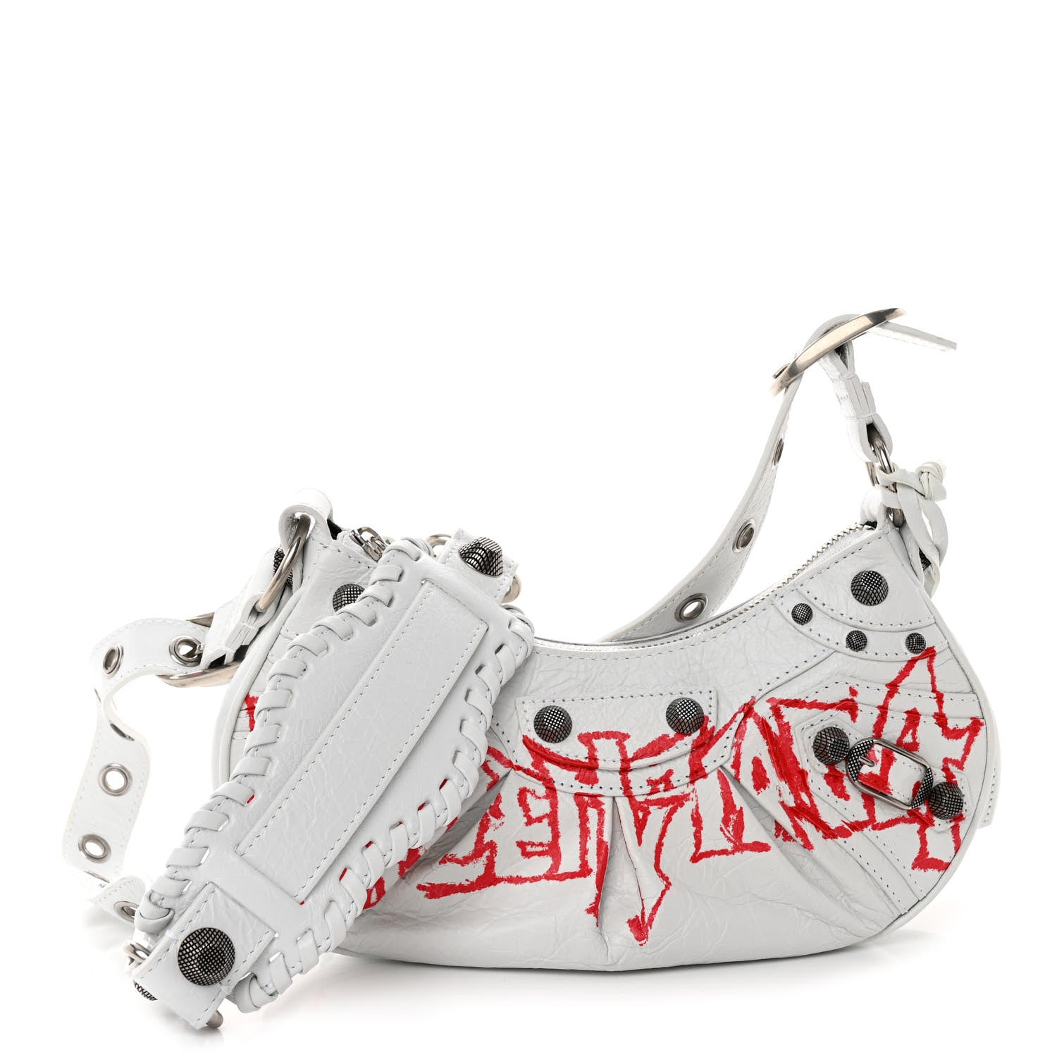 Balenciaga Agneau Arena Lunar New Year Graffiti Logo Le Cagole