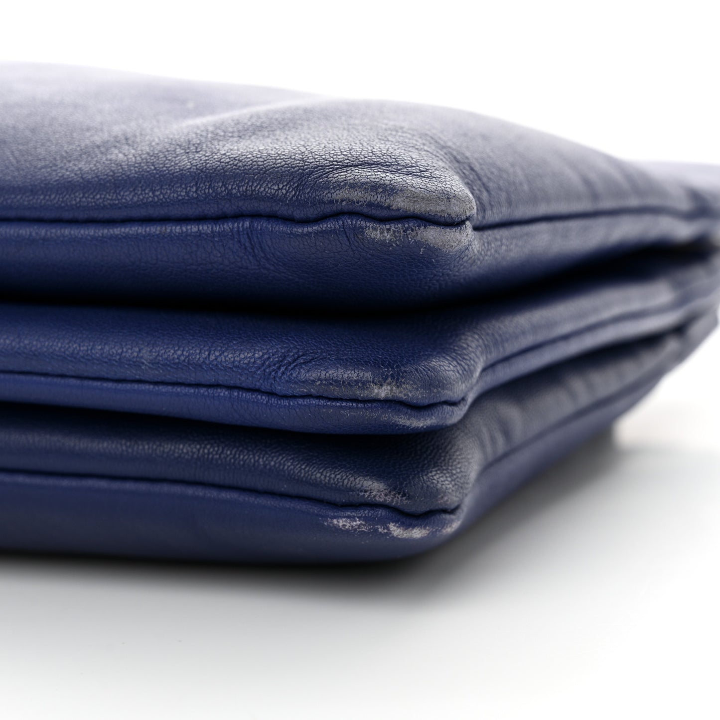 Lambskin Large Trio Crossbody Bag Indigo