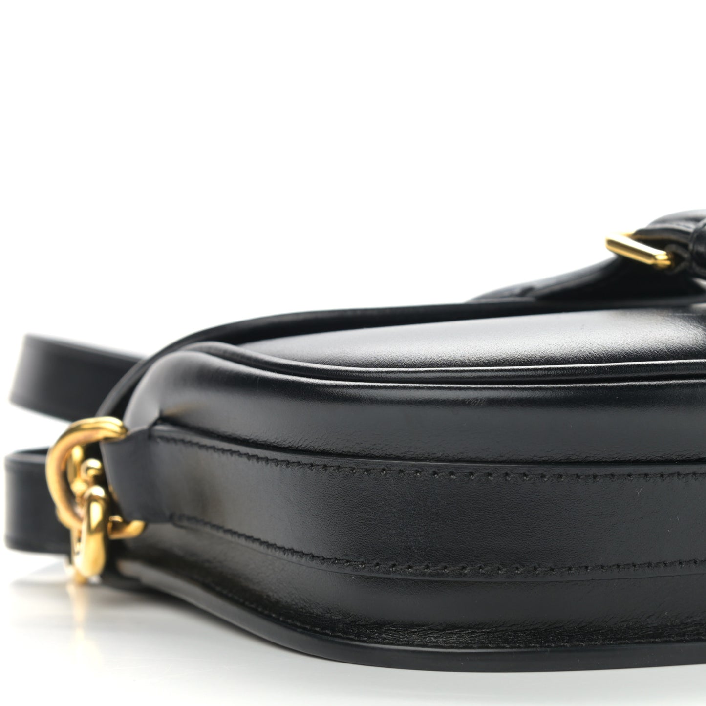 Box Calfskin Small Bobby Flap Black