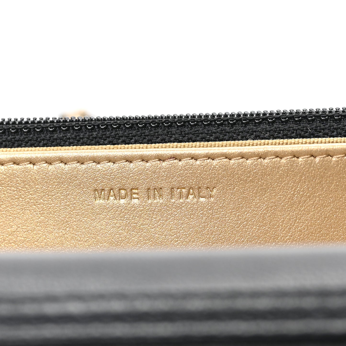 Lambskin Enamel Quilted Pearl Crush Wallet On Chain WOC Black
