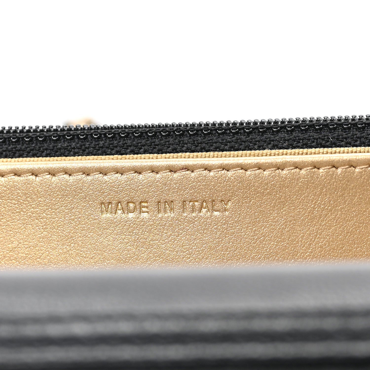 Chanel Lambskin Enamel Quilted Pearl Crush Wallet On Chain WOC Black 7 of 9