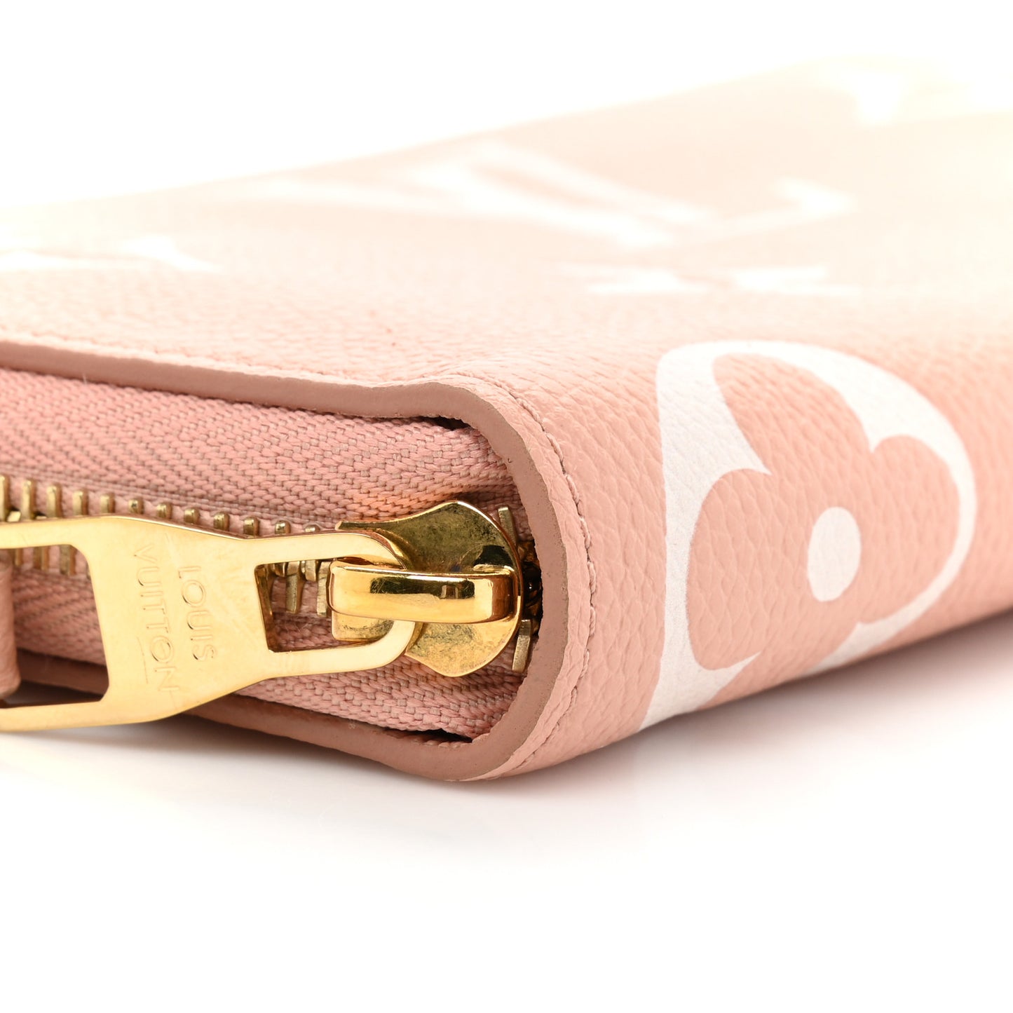 Empreinte Monogram Giant Zippy Wallet Rose Trianon Creme