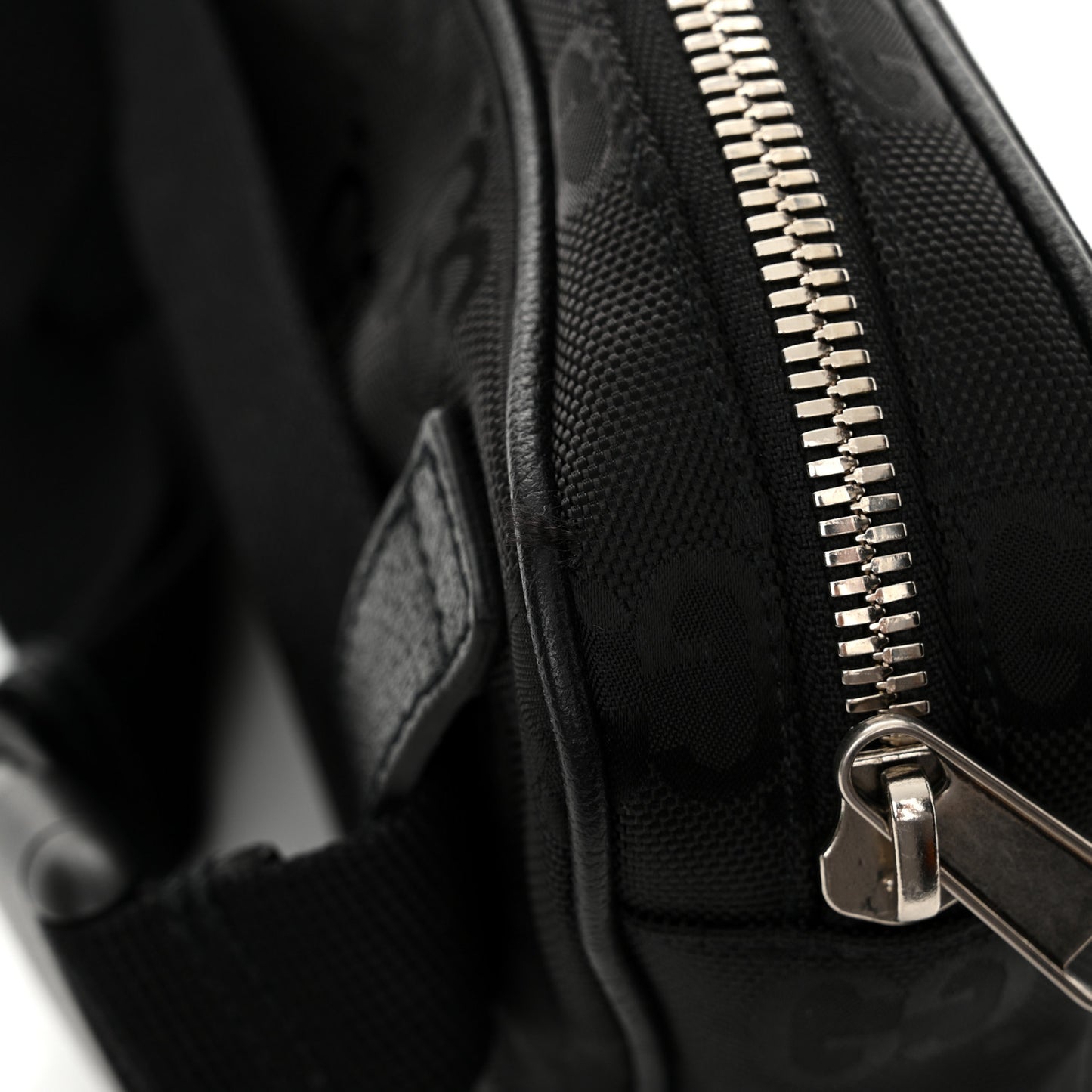 Econyl Nylon Monogram Off The Grid Belt Bag Black
